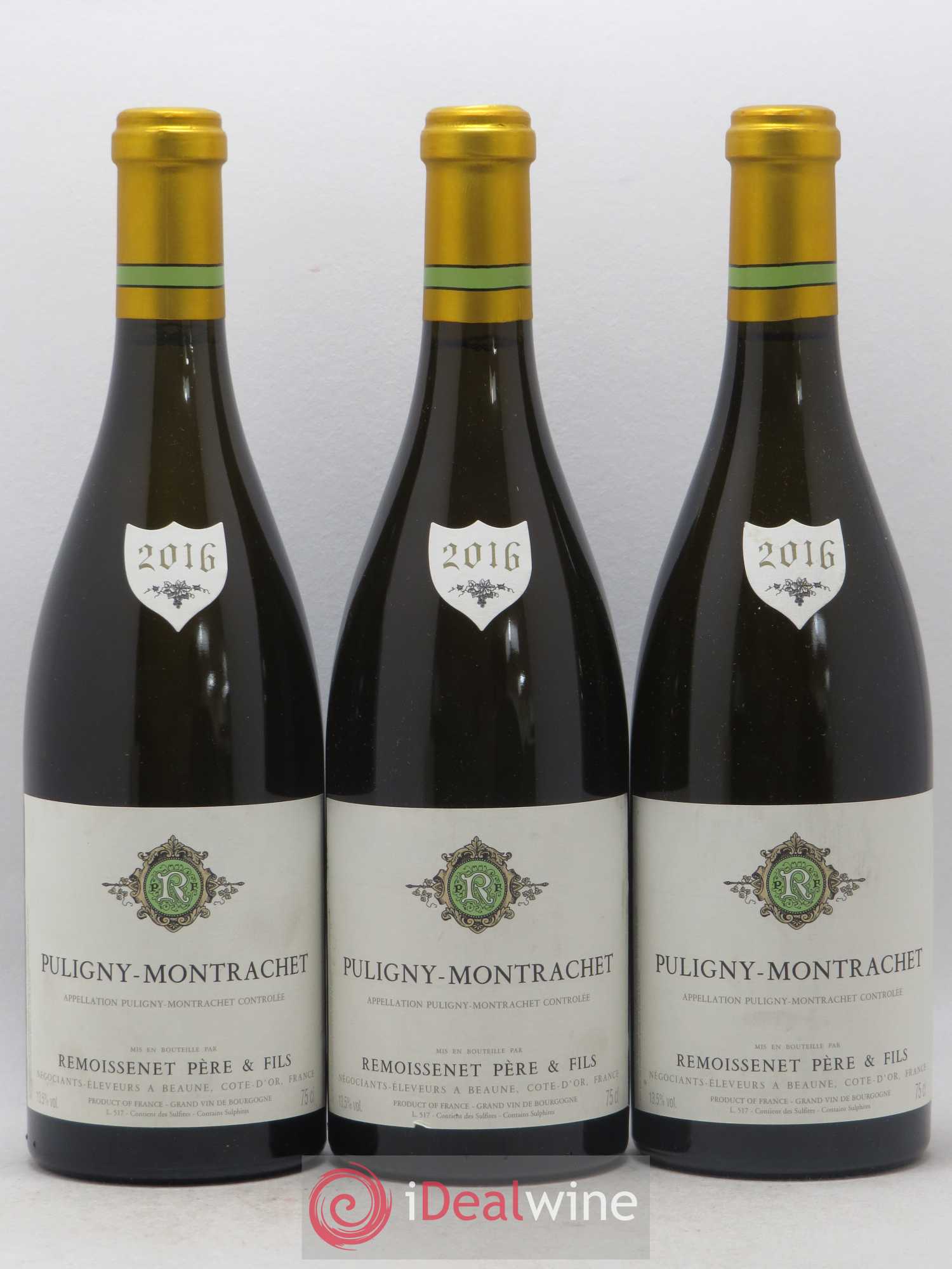 Puligny-Montrachet Remoissenet 2016 - Lot de 3 bouteilles - 0