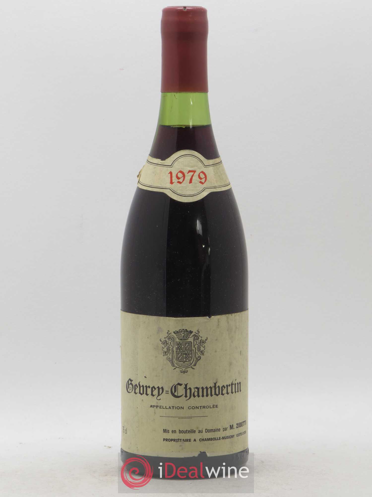 Gevrey-Chambertin Zibetti 1979 - Lot de 1 bouteille - 0