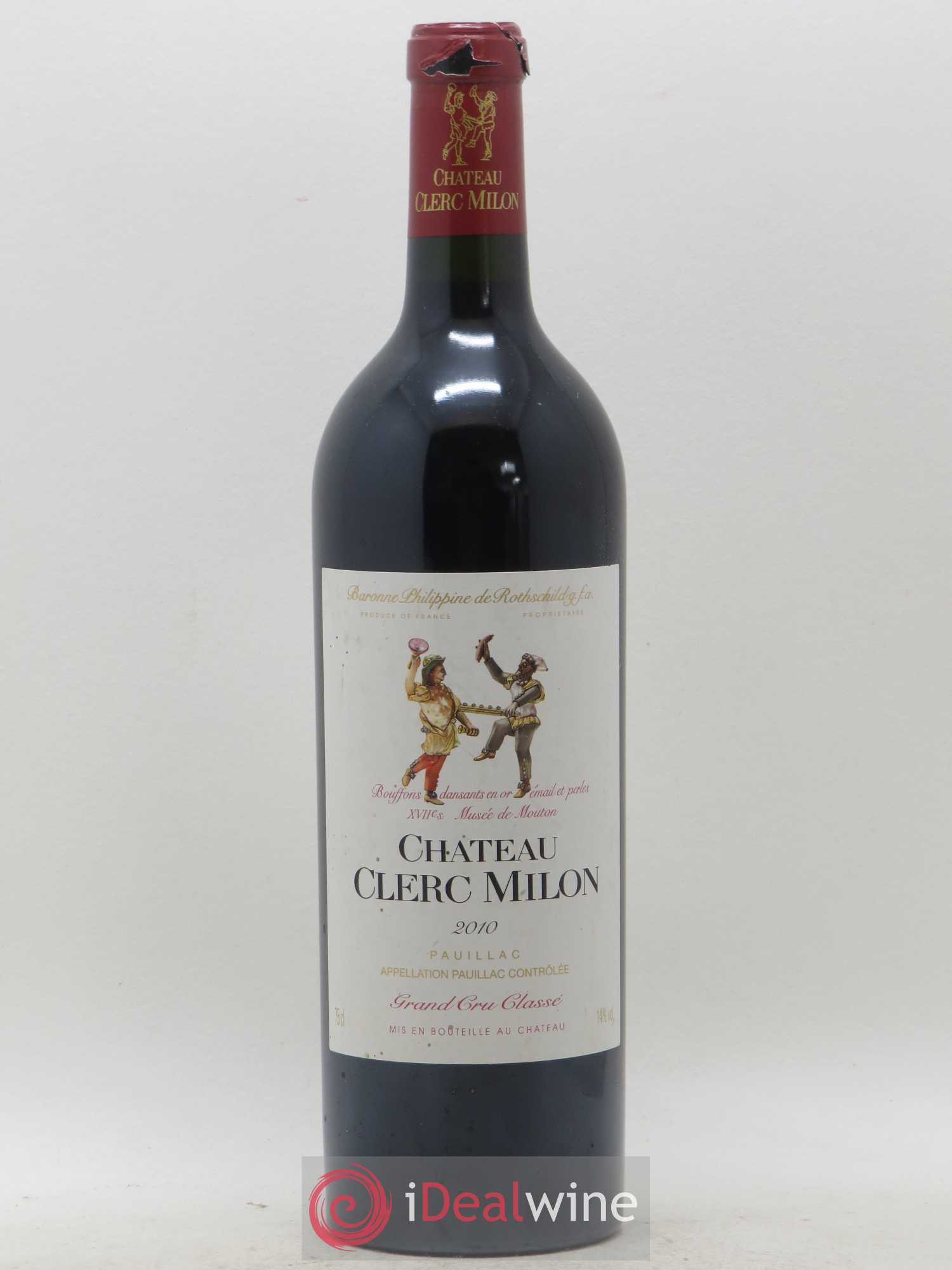 Château Clerc Milon 5ème Grand Cru Classé 2010 - Lot de 1 bouteille - 0