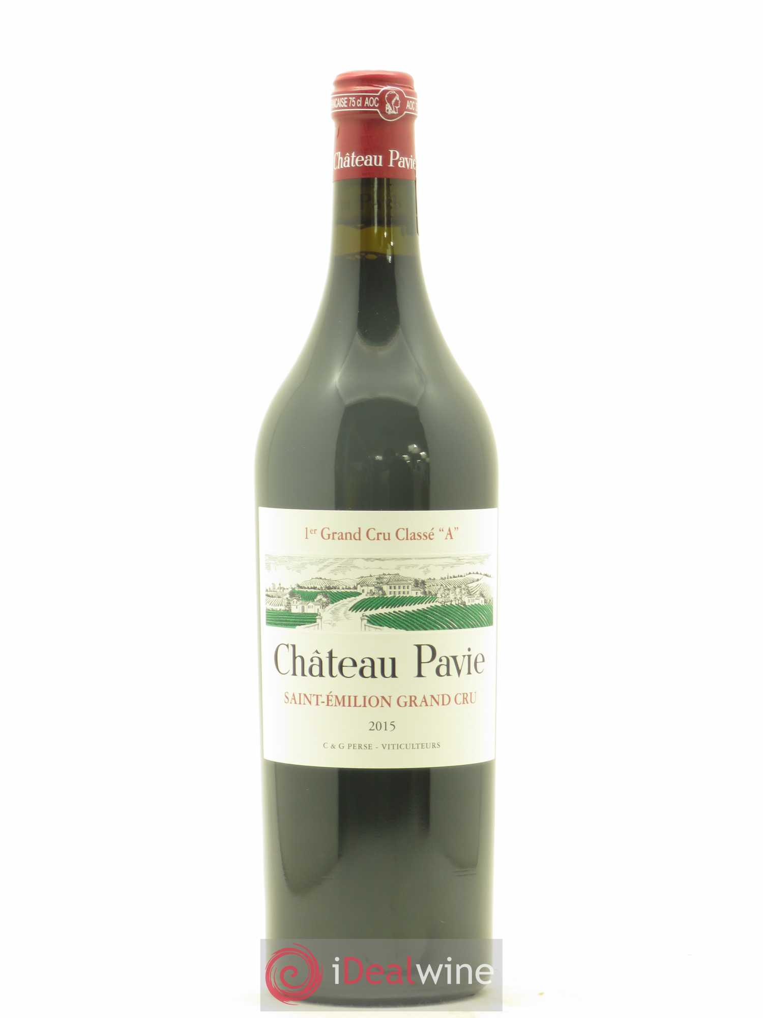 Château Pavie 1er Grand Cru Classé A 2015 - Lot de 1 bouteille - 0