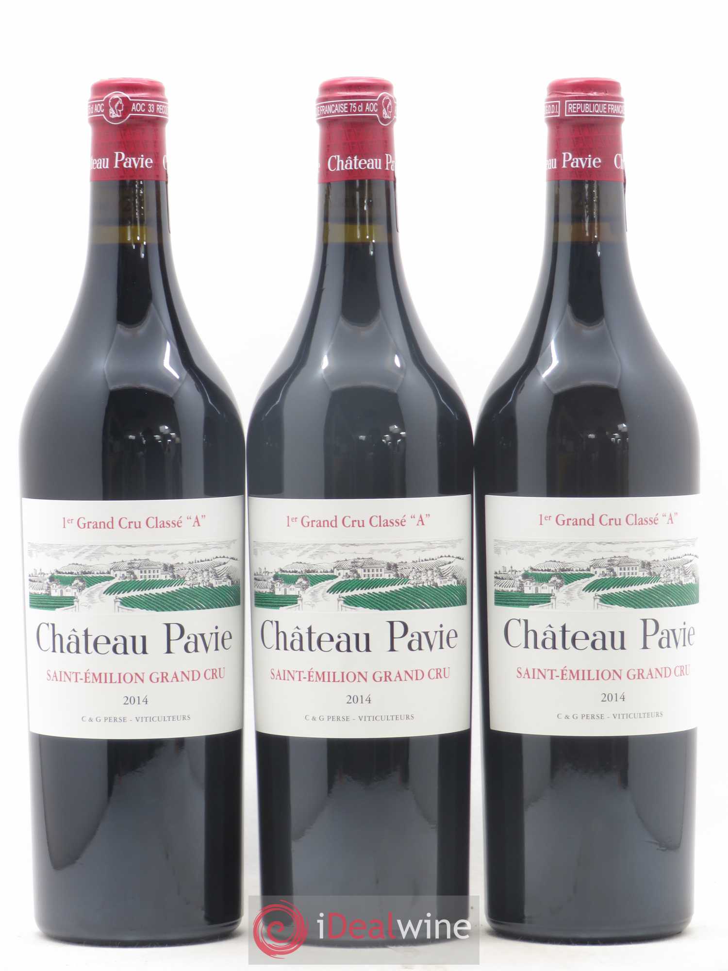 Château Pavie 1er Grand Cru Classé A 2014 - Lot de 6 bouteilles - 1