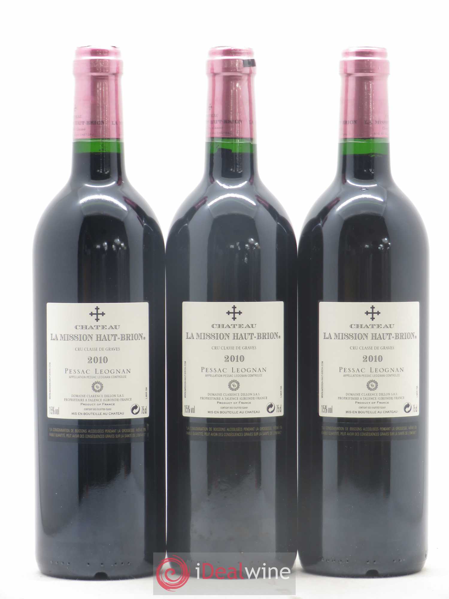 Château la Mission Haut-Brion Cru Classé de Graves 2010 - Lot de 6 bouteilles - 2