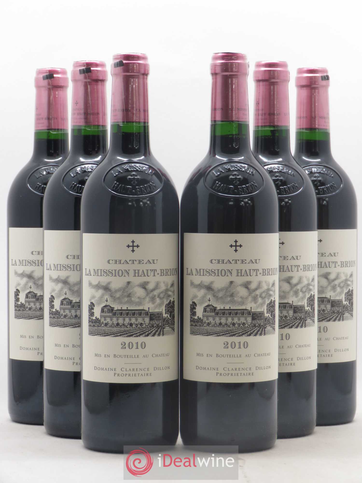 Château la Mission Haut-Brion Cru Classé de Graves 2010 - Lot de 6 bouteilles - 0
