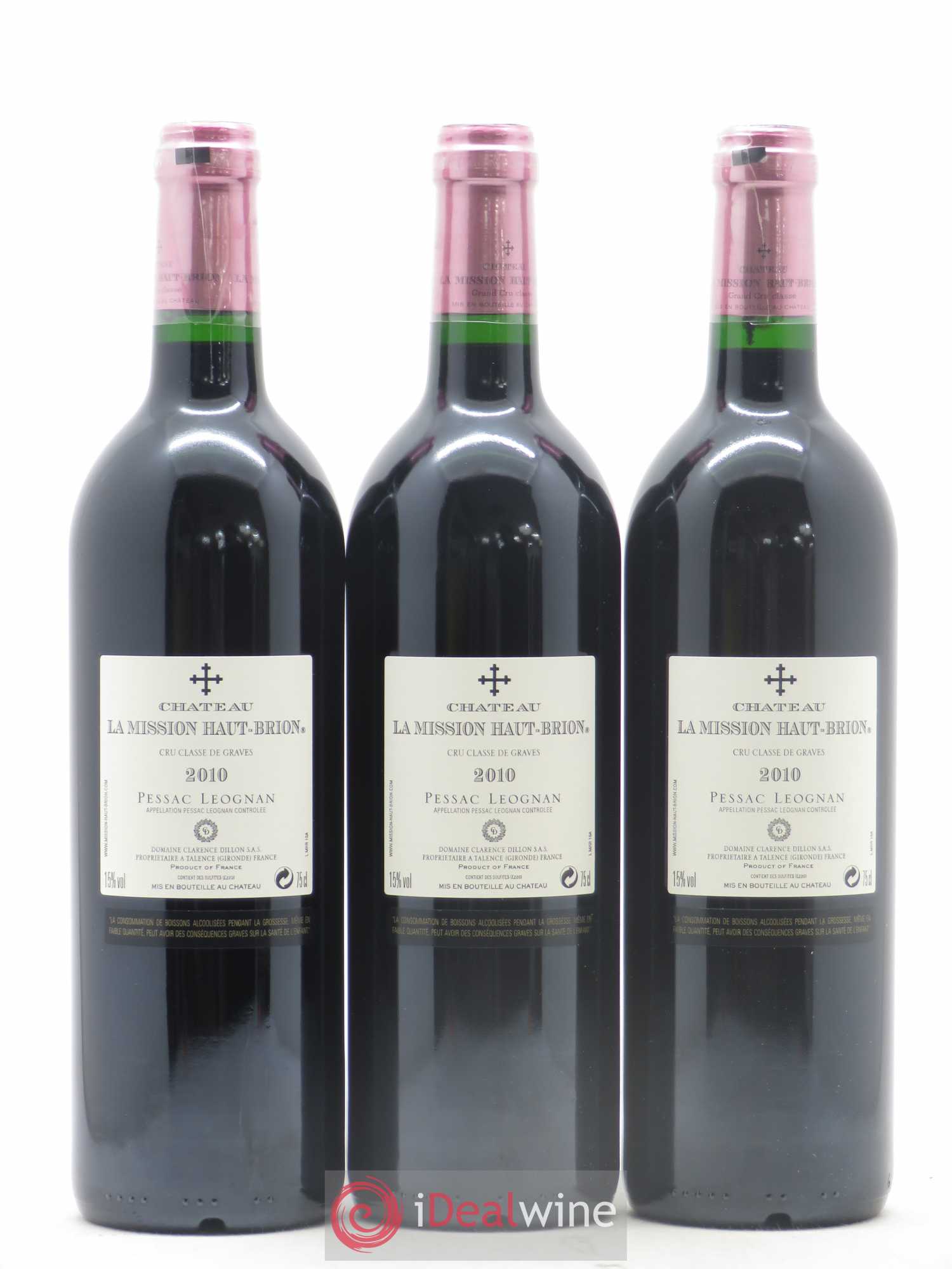 Château la Mission Haut-Brion Cru Classé de Graves 2010 - Lot de 6 bouteilles - 2