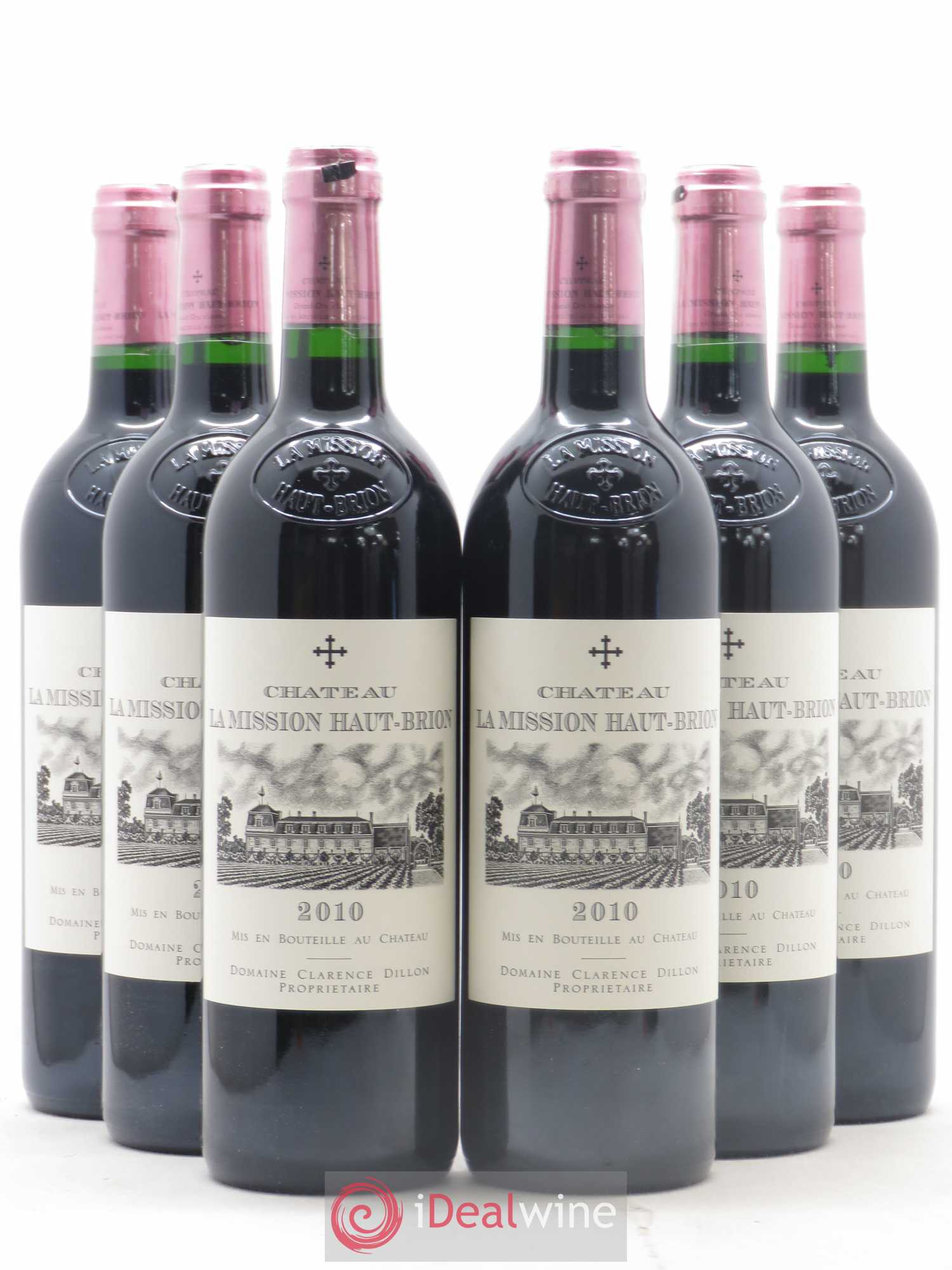 Château la Mission Haut-Brion Cru Classé de Graves 2010 - Lot de 6 bouteilles - 0