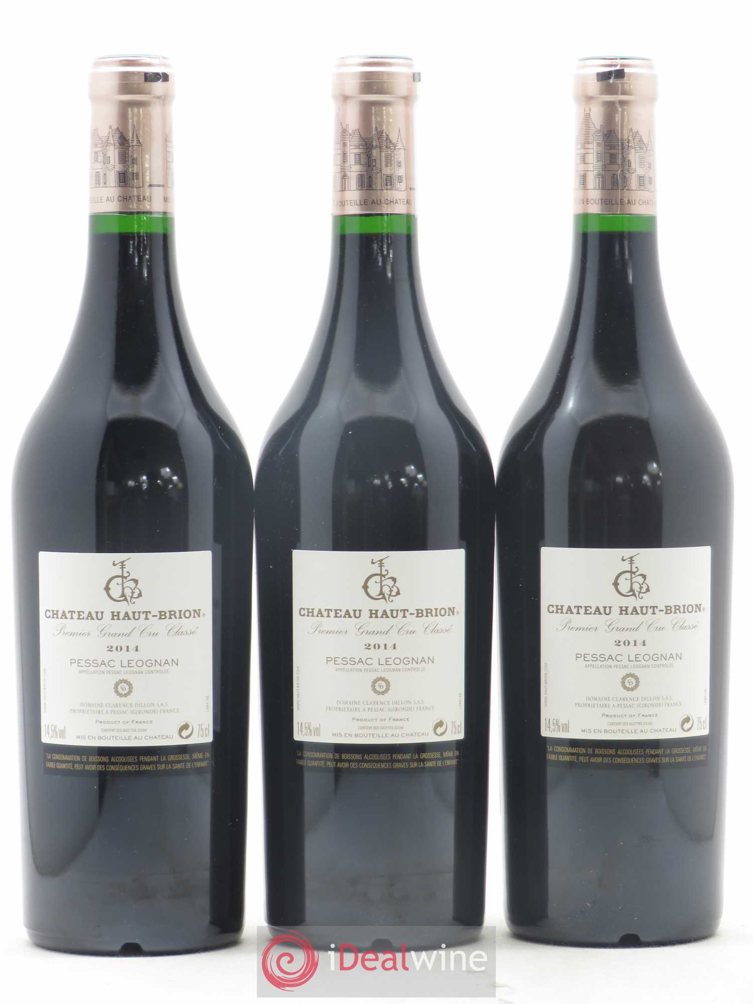 Château Haut Brion 1er Grand Cru Classé 2014 - Lot de 6 bouteilles - 2
