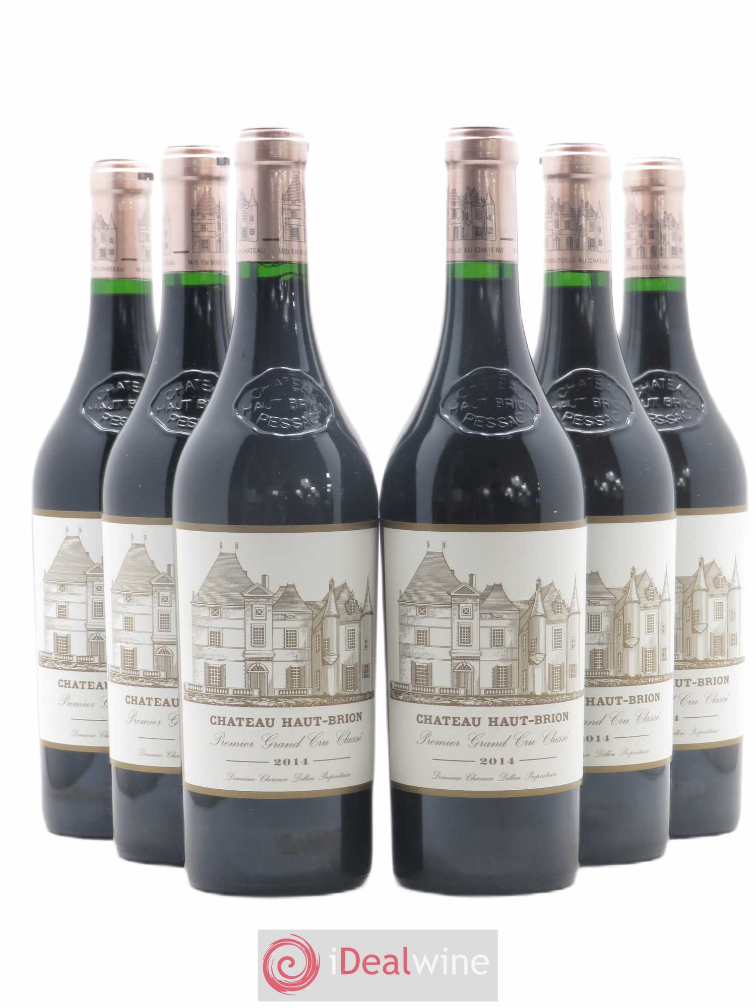 Château Haut Brion 1er Grand Cru Classé 2014 - Lot de 6 bouteilles - 0