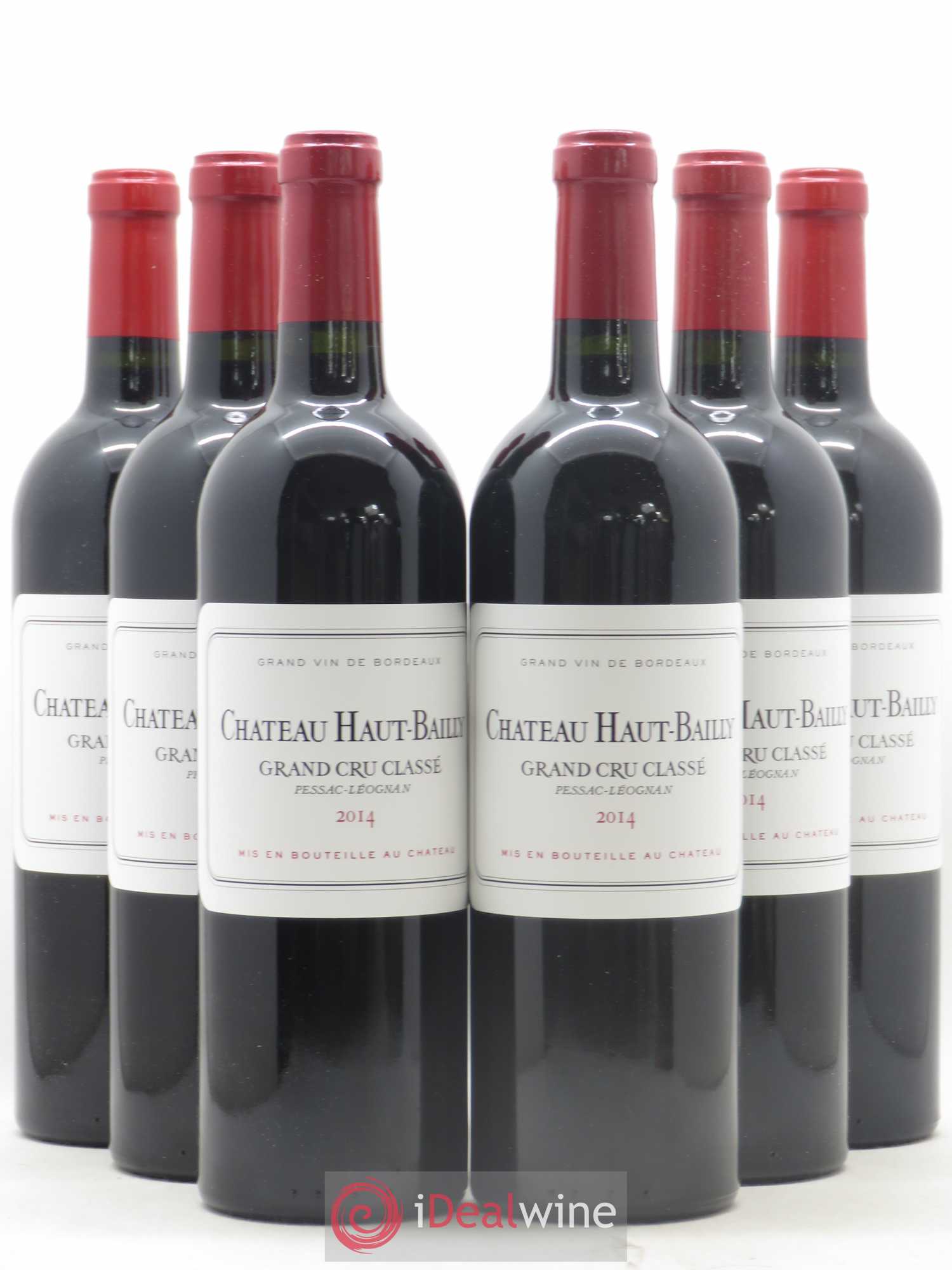 Château Haut-Bailly Cru Classé de Graves 2014 - Lot de 6 bouteilles - 0