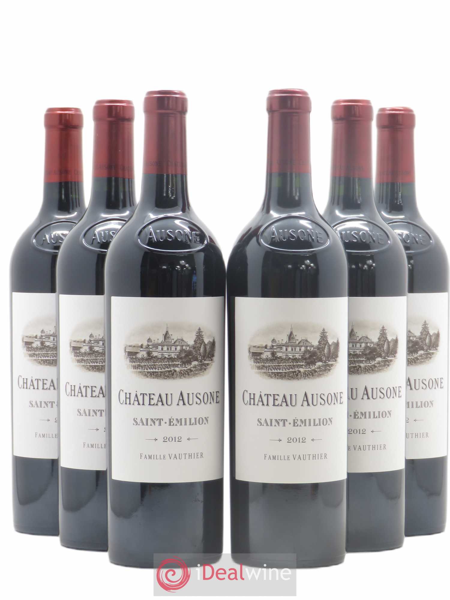 Château Ausone 1er Grand Cru Classé A 2012 - Lot de 6 bouteilles - 0