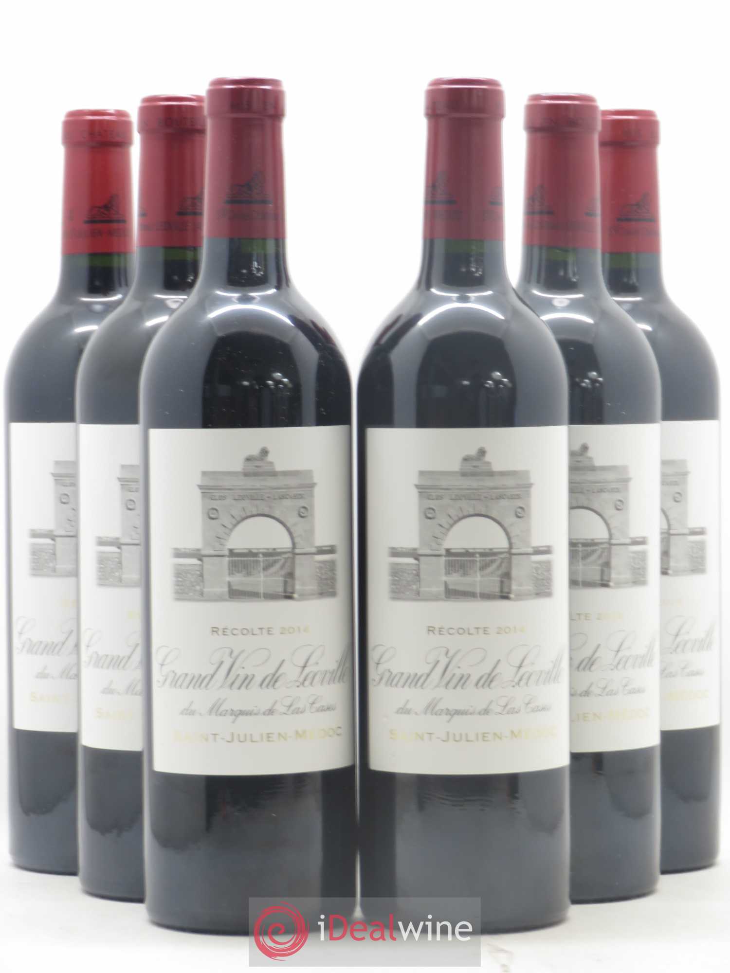 Château Léoville Las Cases 2ème Grand Cru Classé 2014 - Lot de 6 bouteilles - 0