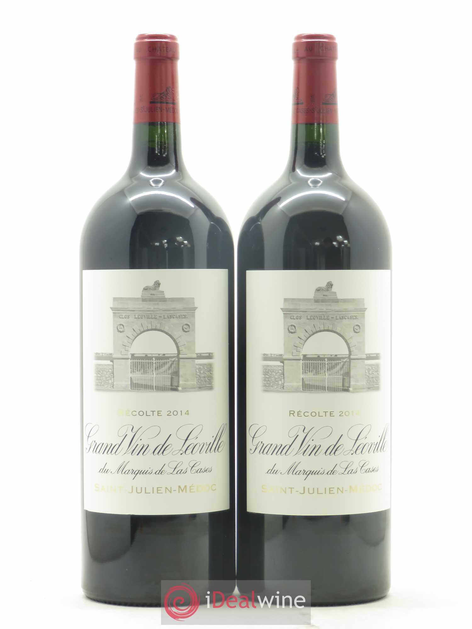 Château Léoville Las Cases 2ème Grand Cru Classé 2014 - Lot de 2 magnums - 0
