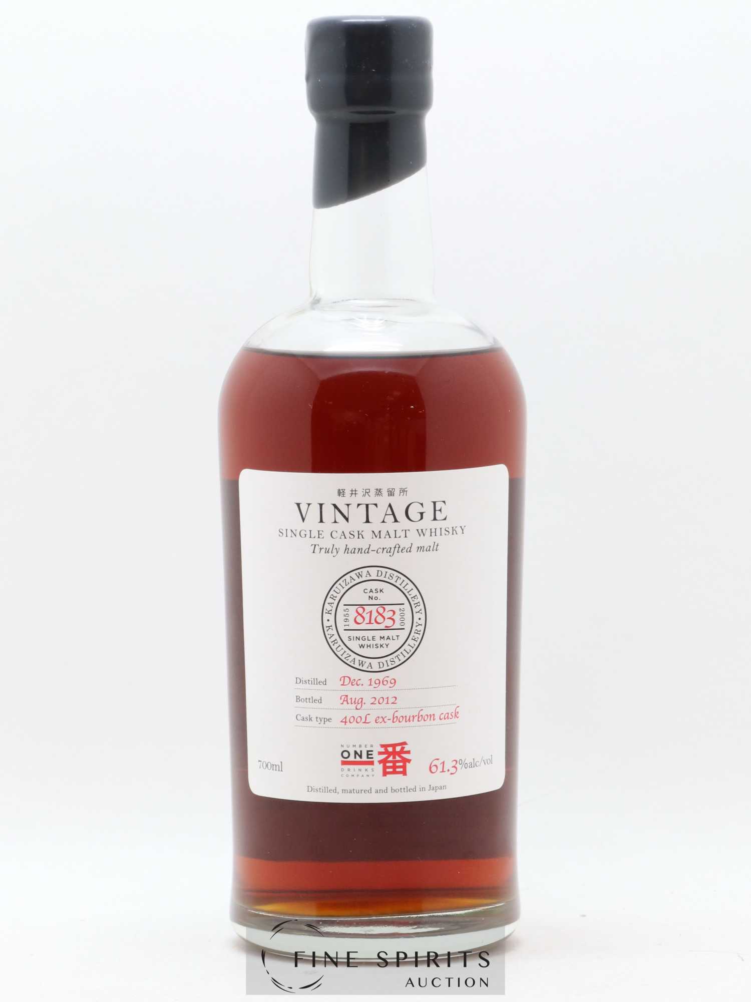 Karuizawa 1969 Number One Drinks Vintage Ex-Bourbon Cask n°8183 - bottled 2012 LMDW - Lot de 1 bouteille - 1