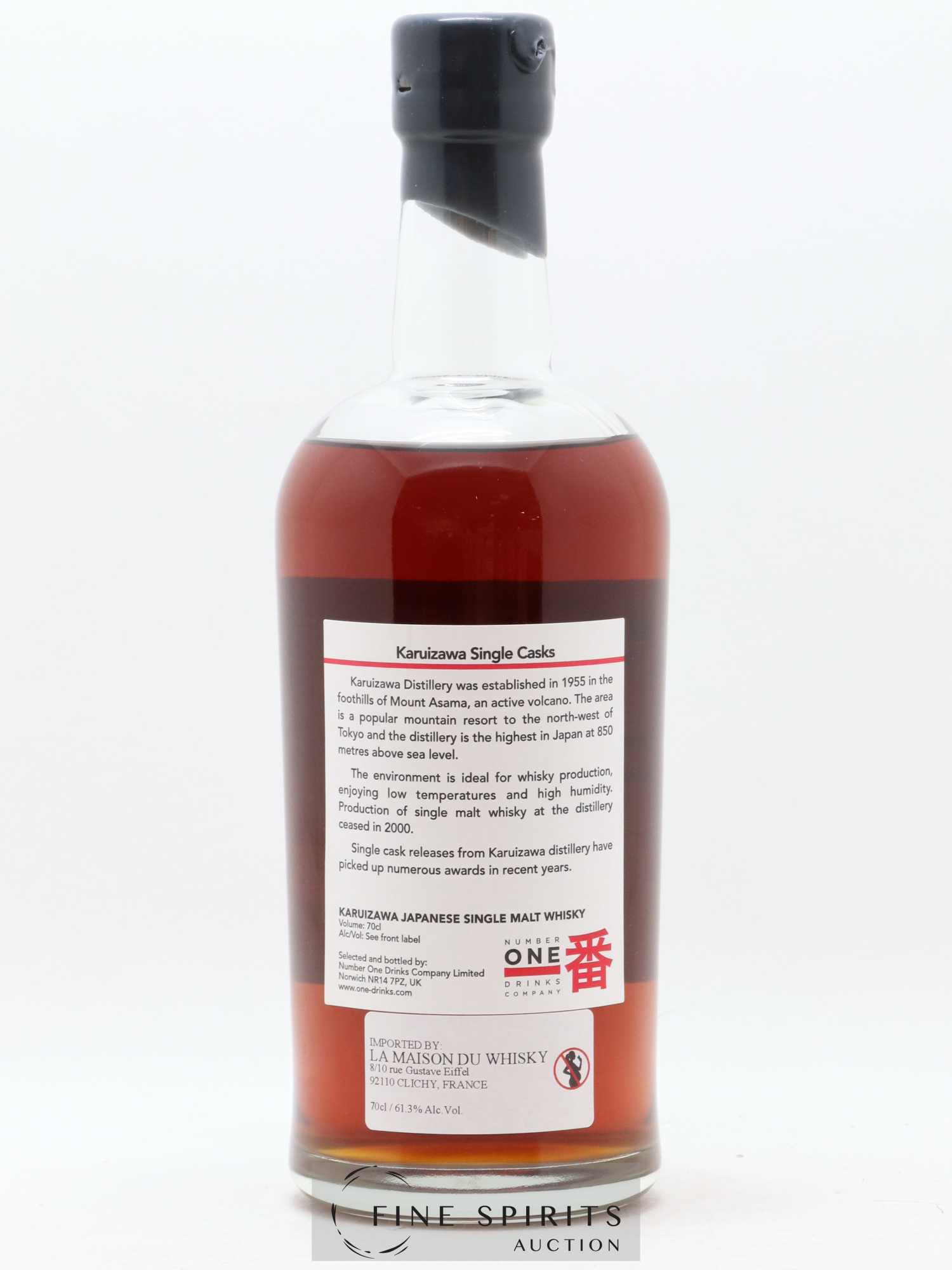 Karuizawa 1969 Number One Drinks Vintage Ex-Bourbon Cask n°8183 - bottled 2012 LMDW - Lot de 1 bouteille - 2