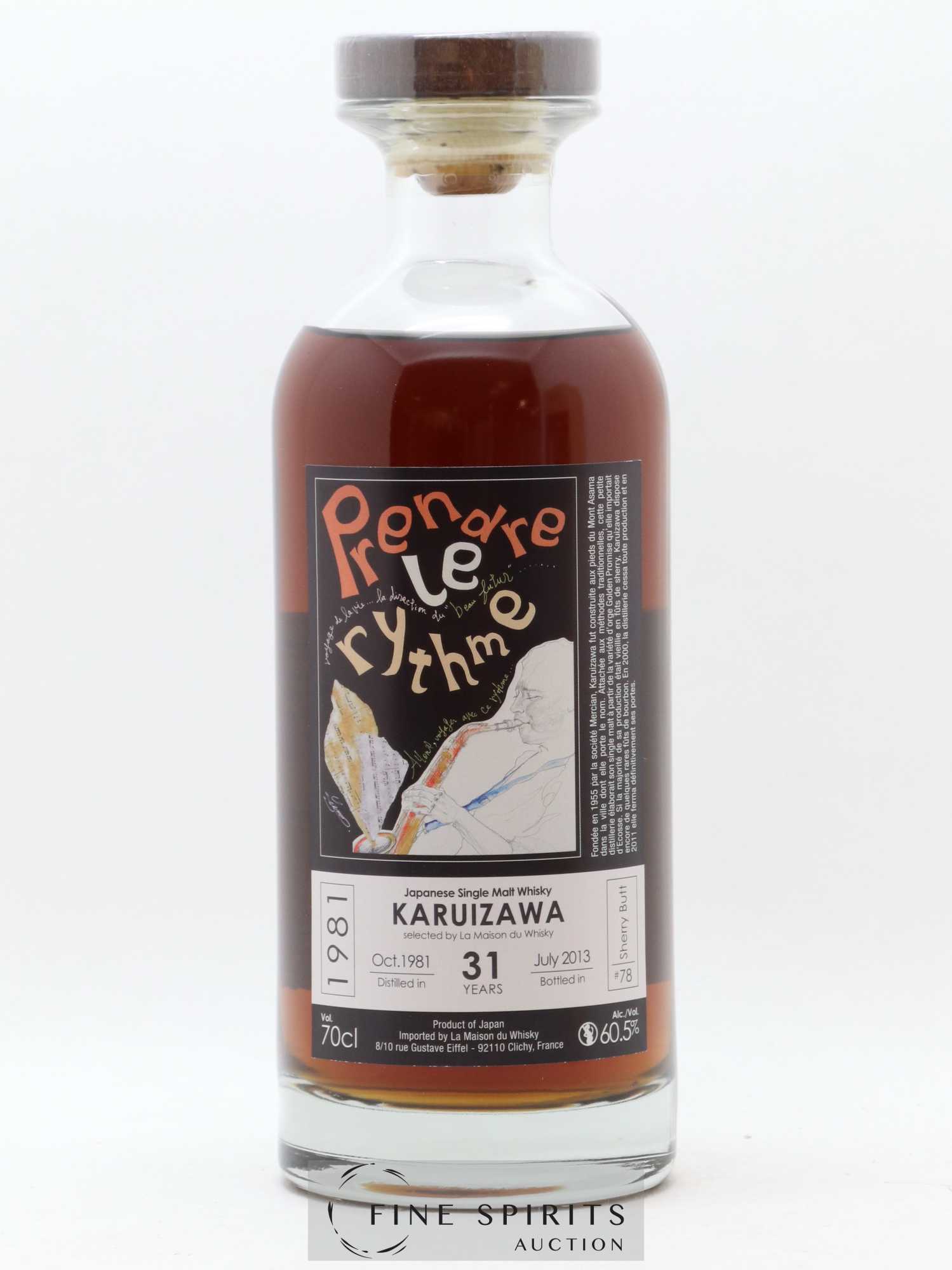 Karuizawa 31 years 1981 Number One Drinks Prendre le Rythme Sherry But n°78 - bottled 2013 LMDW - Lot de 1 bouteille - 1
