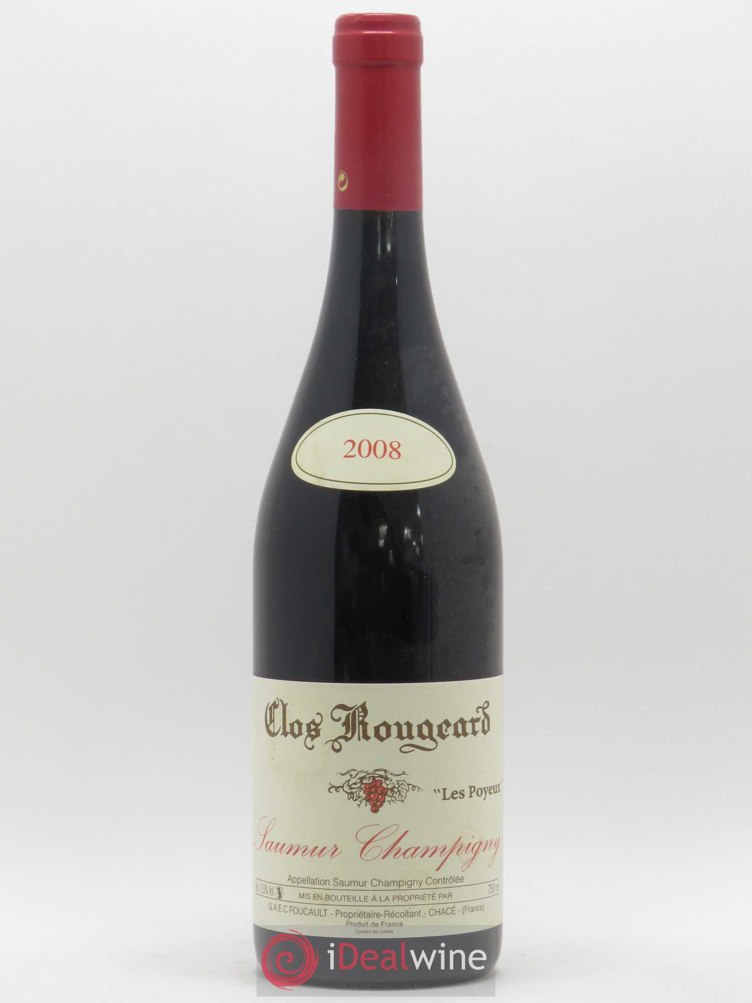 Saumur-Champigny Les Poyeux Clos Rougeard 2008 - Lot de 1 bouteille - 0