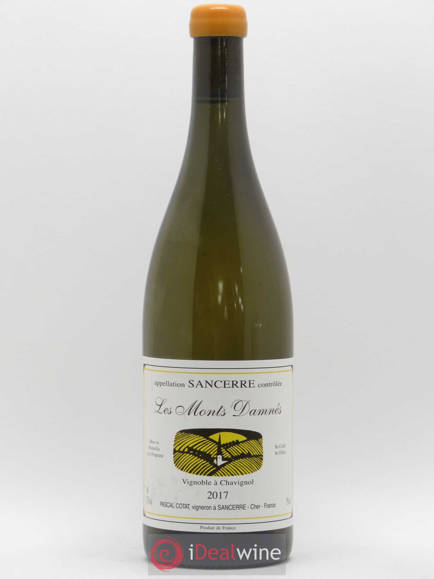 Sancerre Les Monts Damnés Pascal Cotat 2017 - Lot de 1 bouteille - 0
