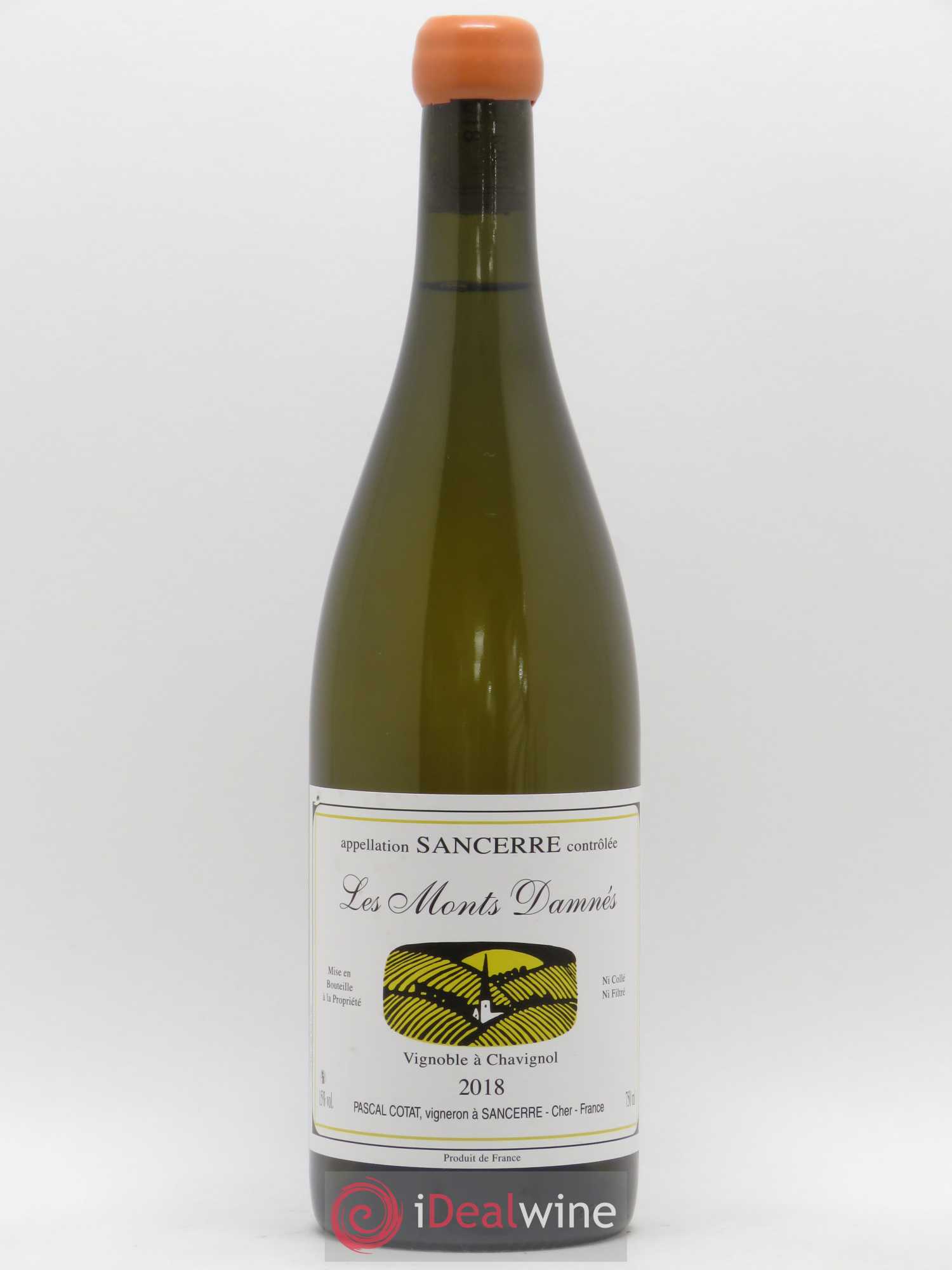 Sancerre Les Monts Damnés Pascal Cotat 2018 - Lot de 1 bouteille - 0