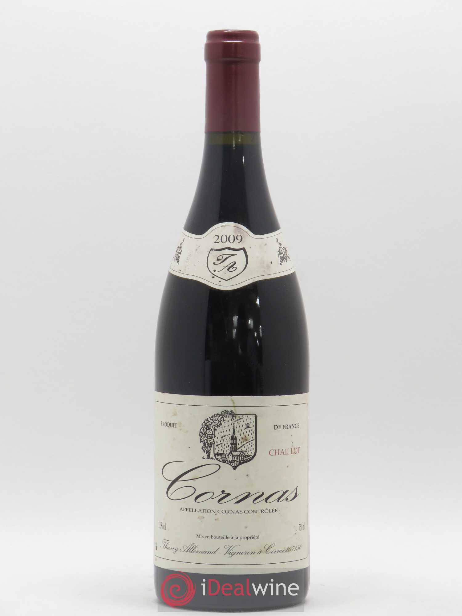 Cornas Chaillot Thierry Allemand 2009 - Lot de 1 bouteille - 0
