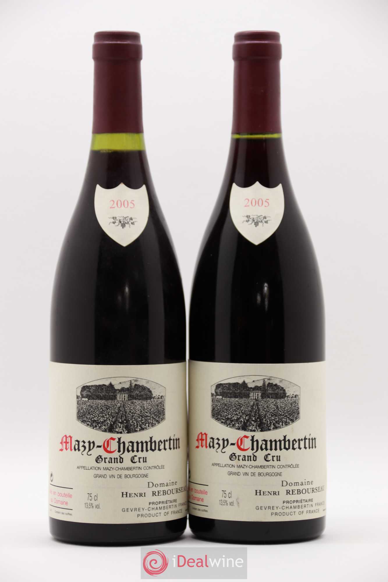 Mazis-Chambertin Grand Cru Henri Rebourseau 2005 - Lot de 2 bouteilles - 0