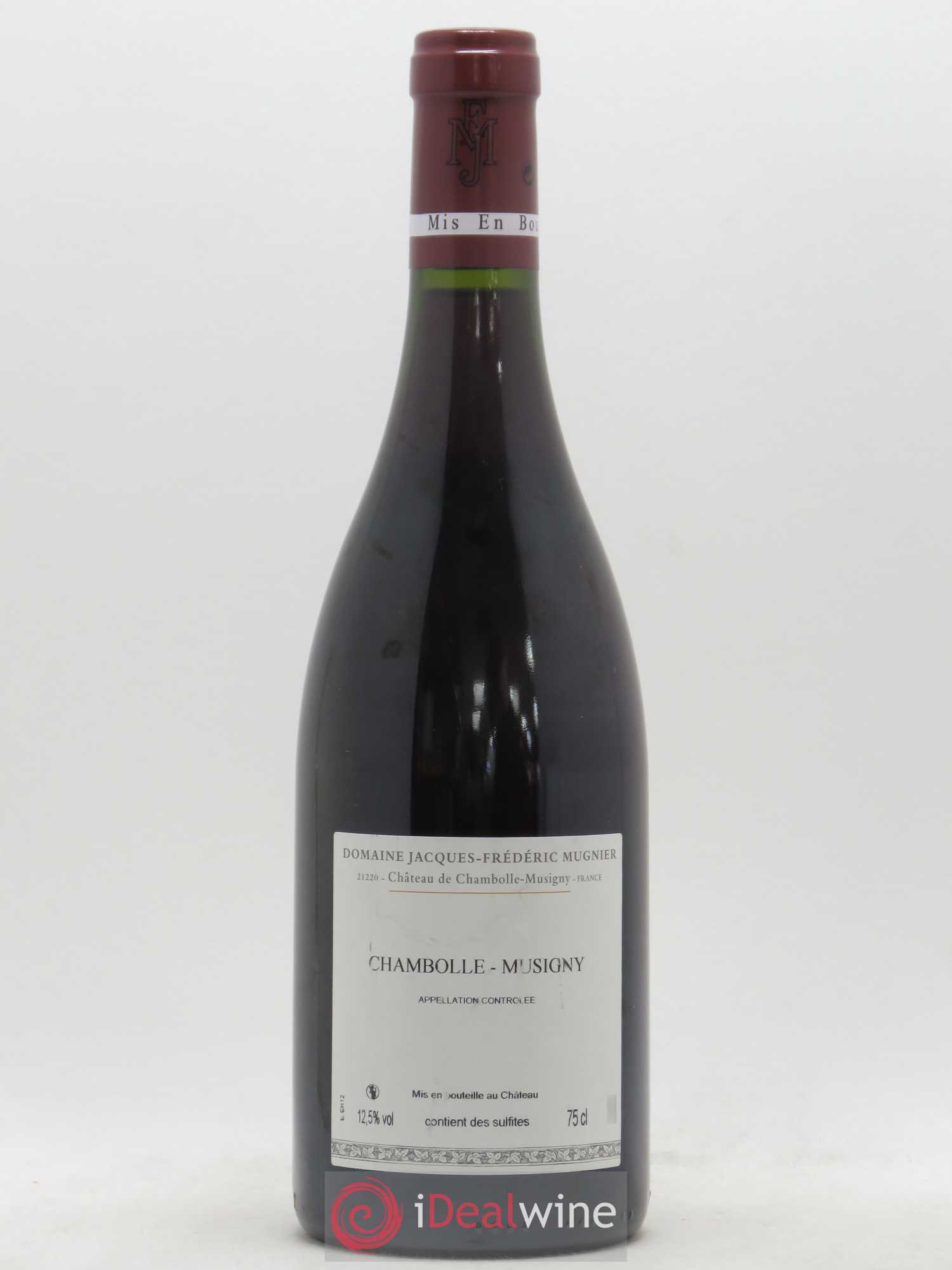 Chambolle-Musigny Jacques-Frédéric Mugnier 2012 - Lot de 1 bouteille - 1