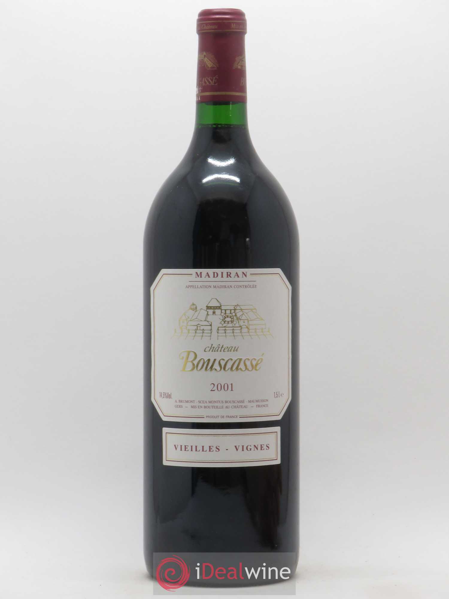 Madiran Vieilles Vignes Château Bouscassé - Alain Brumont 2001 - Lot de 1 magnum - 0