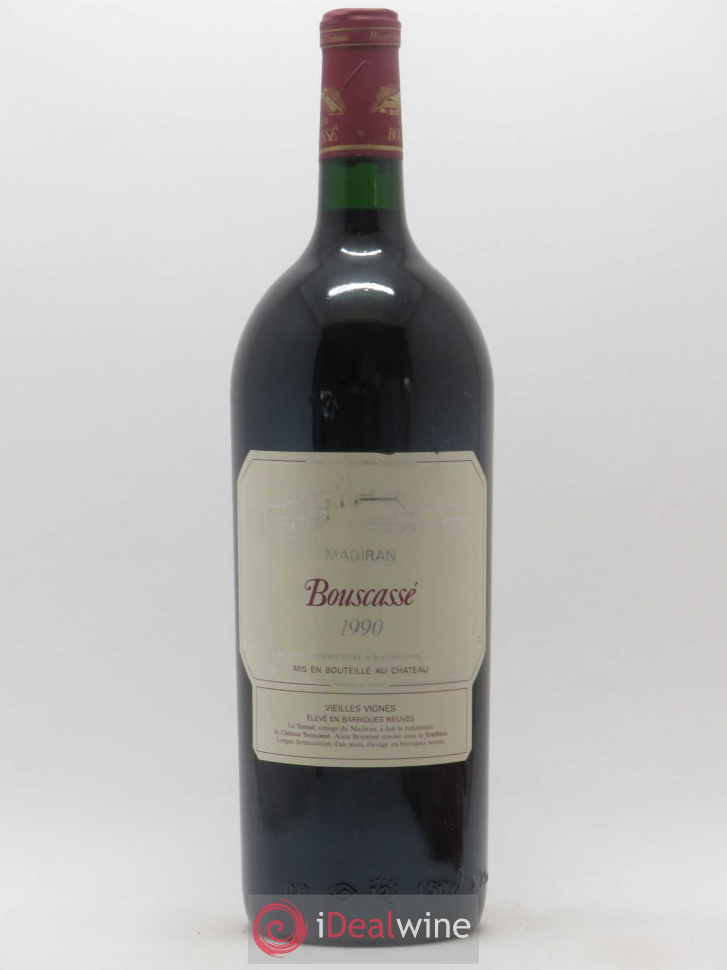 Madiran Vieilles Vignes Château Bouscassé - Alain Brumont 1990 - Lot de 1 magnum - 0