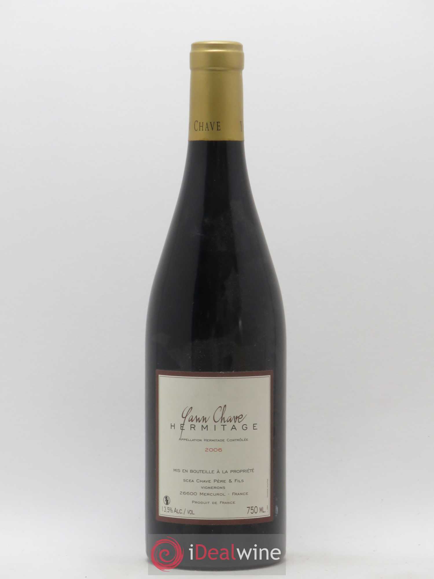Hermitage Yann Chave 2006 - Lot de 1 bouteille - 0