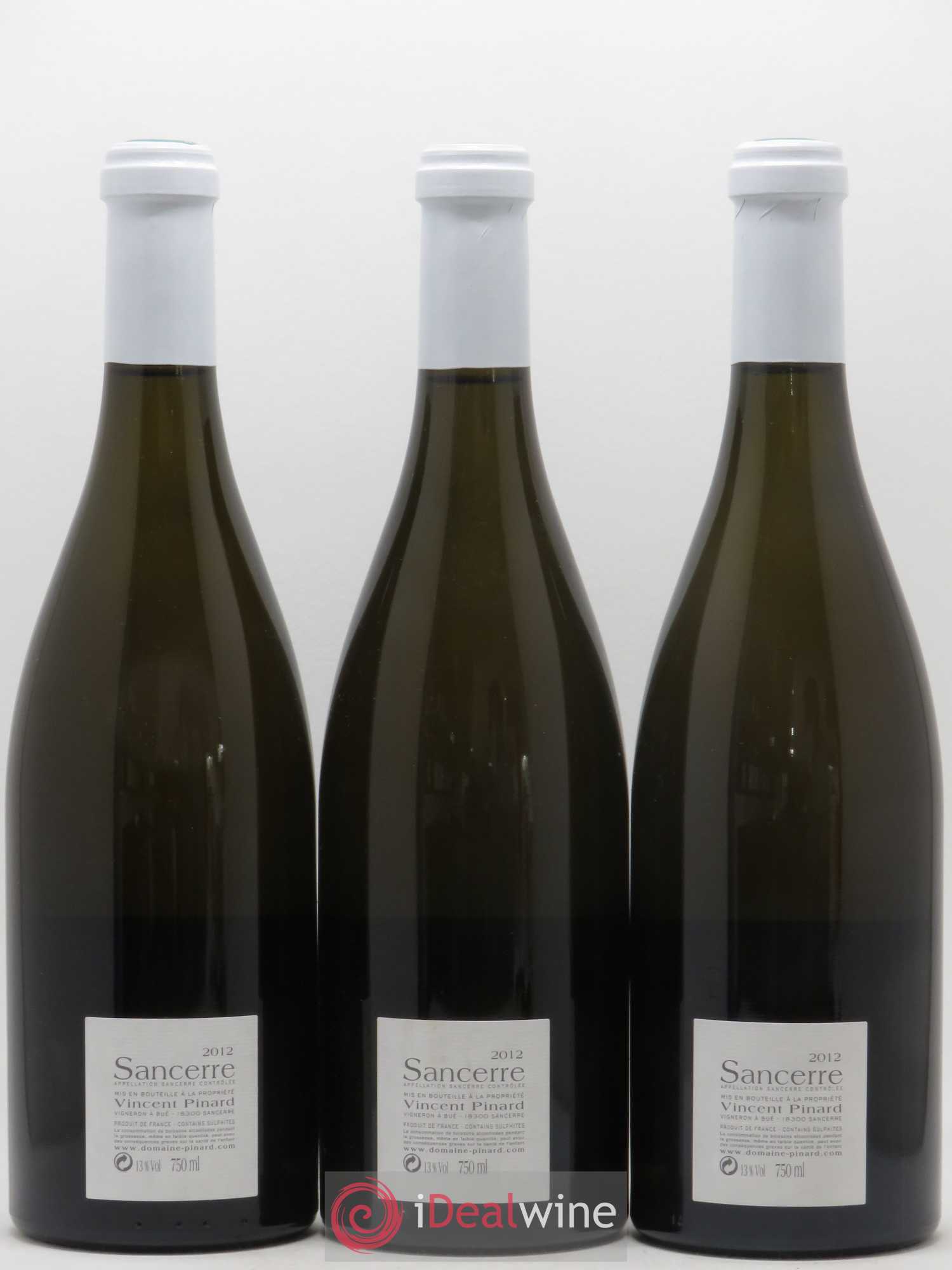 Sancerre Grand Chemarin Vincent Pinard 2012 - Lot de 3 bouteilles - 1