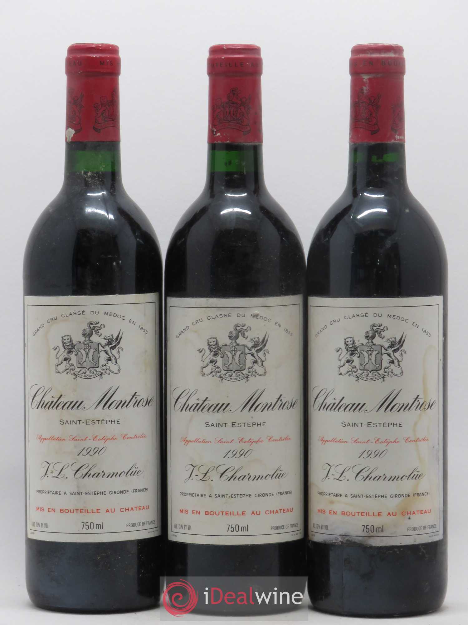 Château Montrose 2ème Grand Cru Classé 1990 - Lot de 6 bouteilles - 2