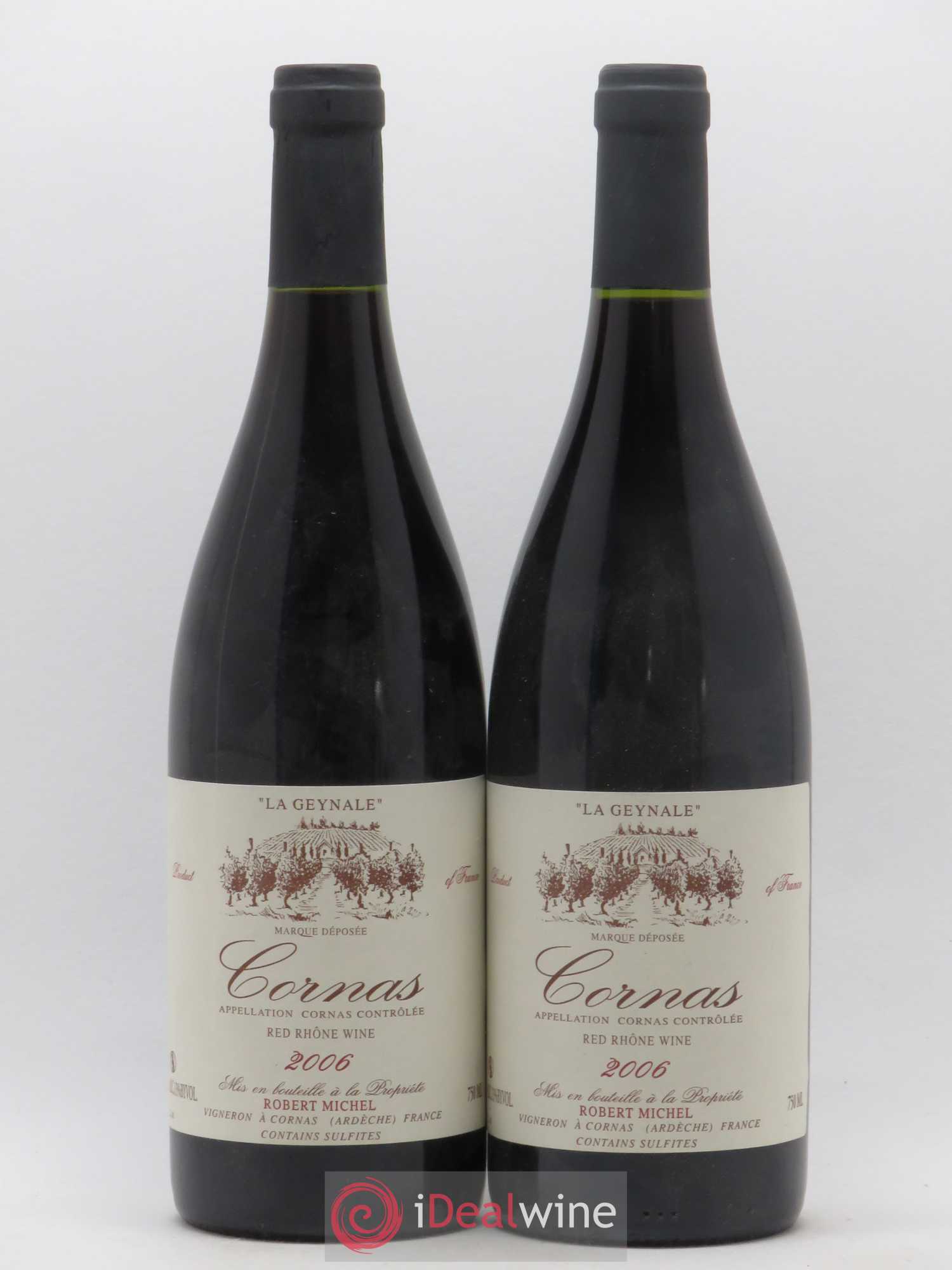 Cornas La Geynale Robert Michel 2006 - Lot de 2 bouteilles - 0