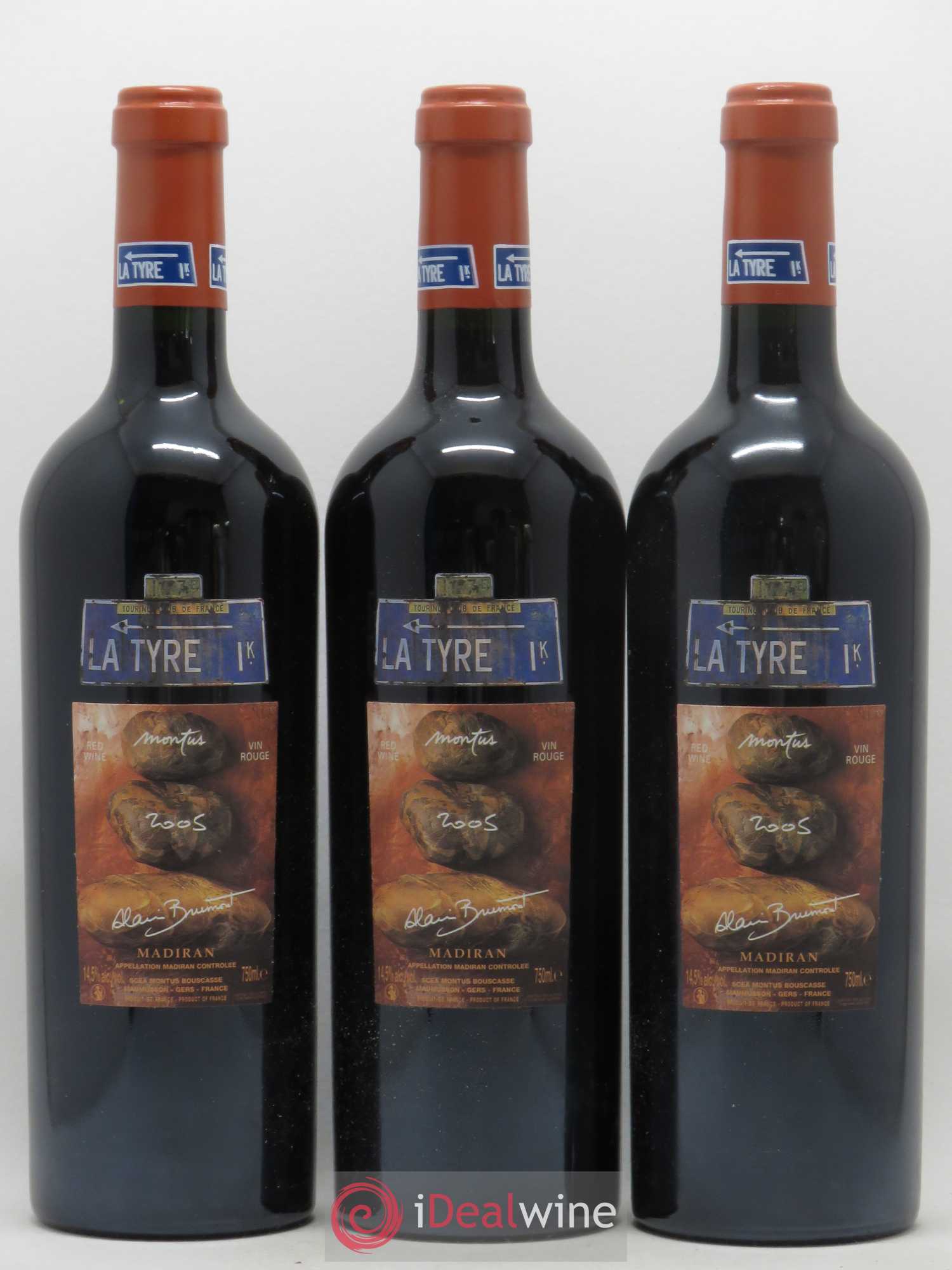 Madiran Château Montus-La Tyre Alain Brumont 2005 - Lot de 6 bouteilles - 2