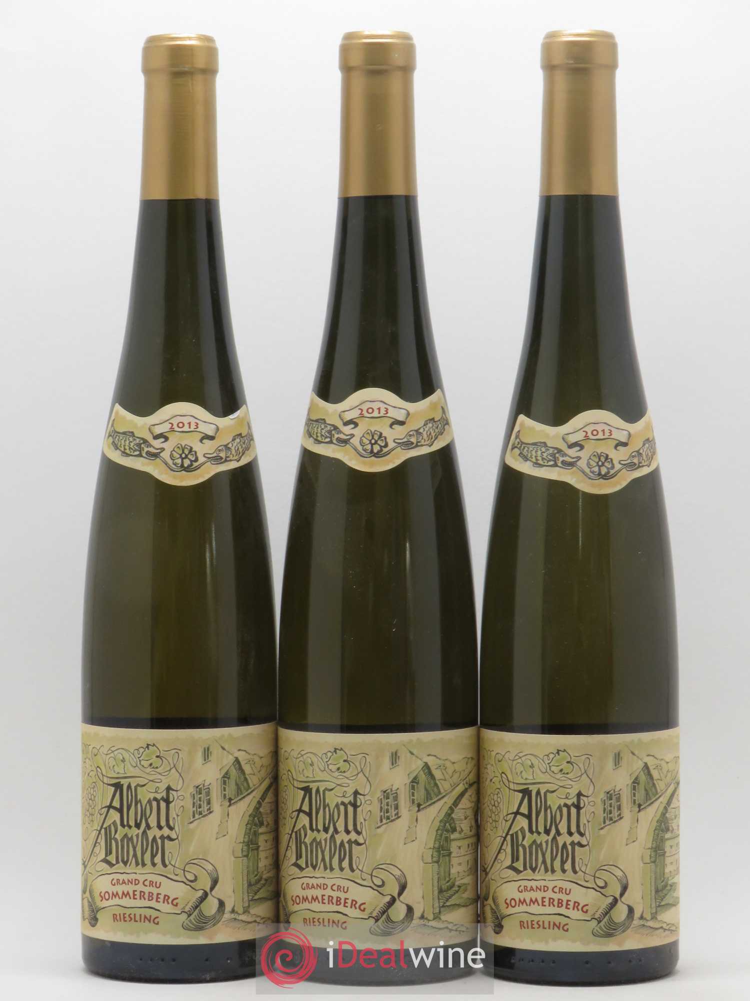 Riesling Grand Cru Sommerberg Albert Boxler 2013 - Lot de 3 bouteilles - 0