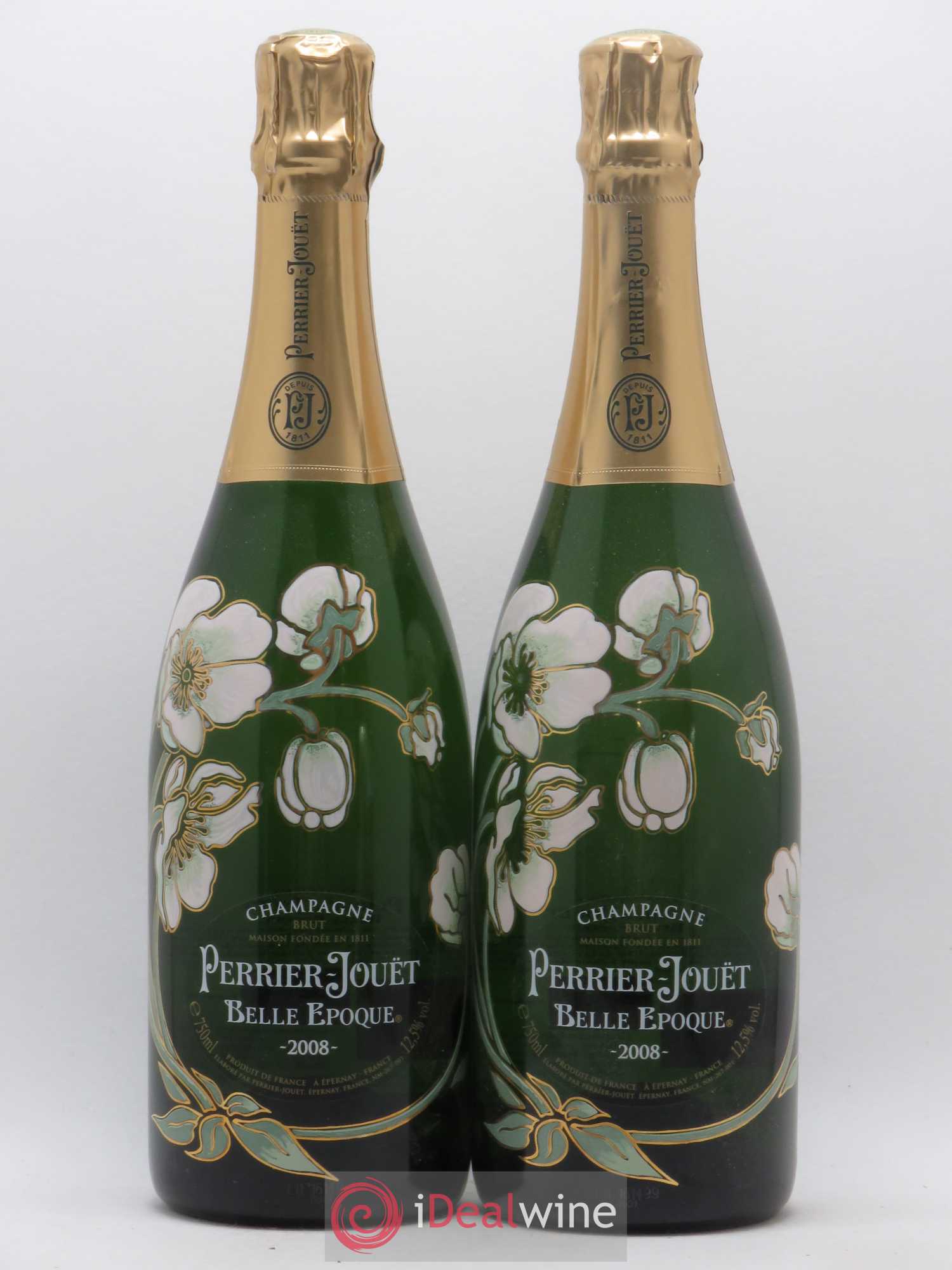 Cuvée Belle Epoque Brut Perrier-Jouët 2008 - Lot de 2 bouteilles - 0
