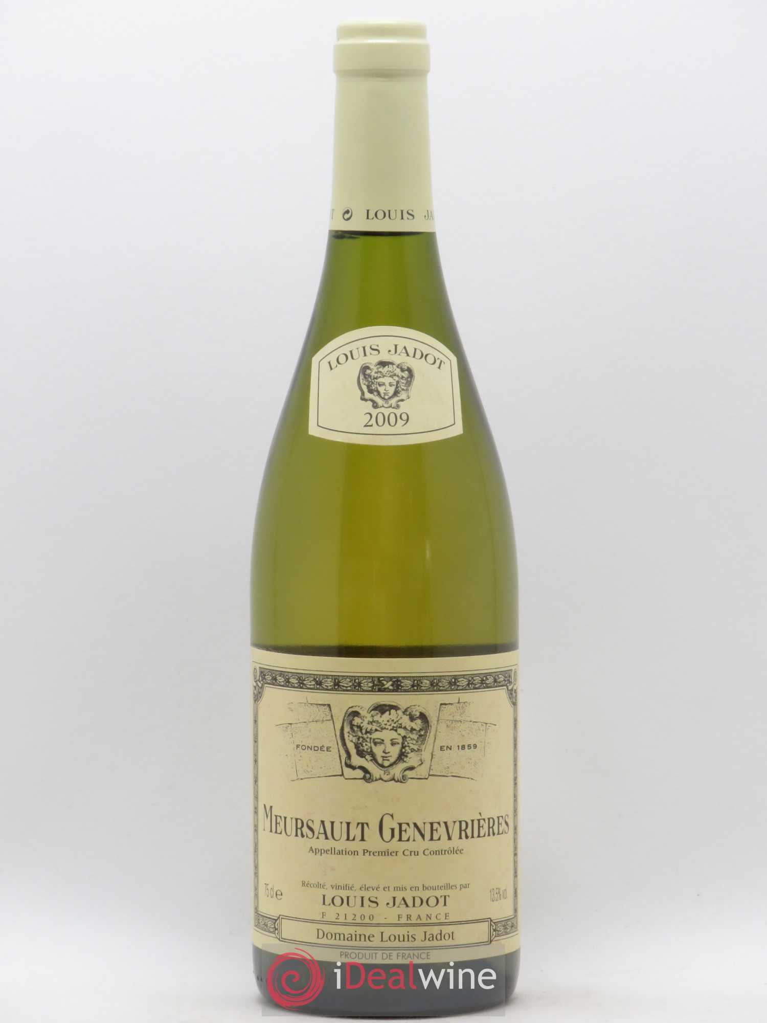 Meursault 1er Cru Les Genevrières Domaine Louis Jadot 2009 - Lot de 1 bouteille - 0