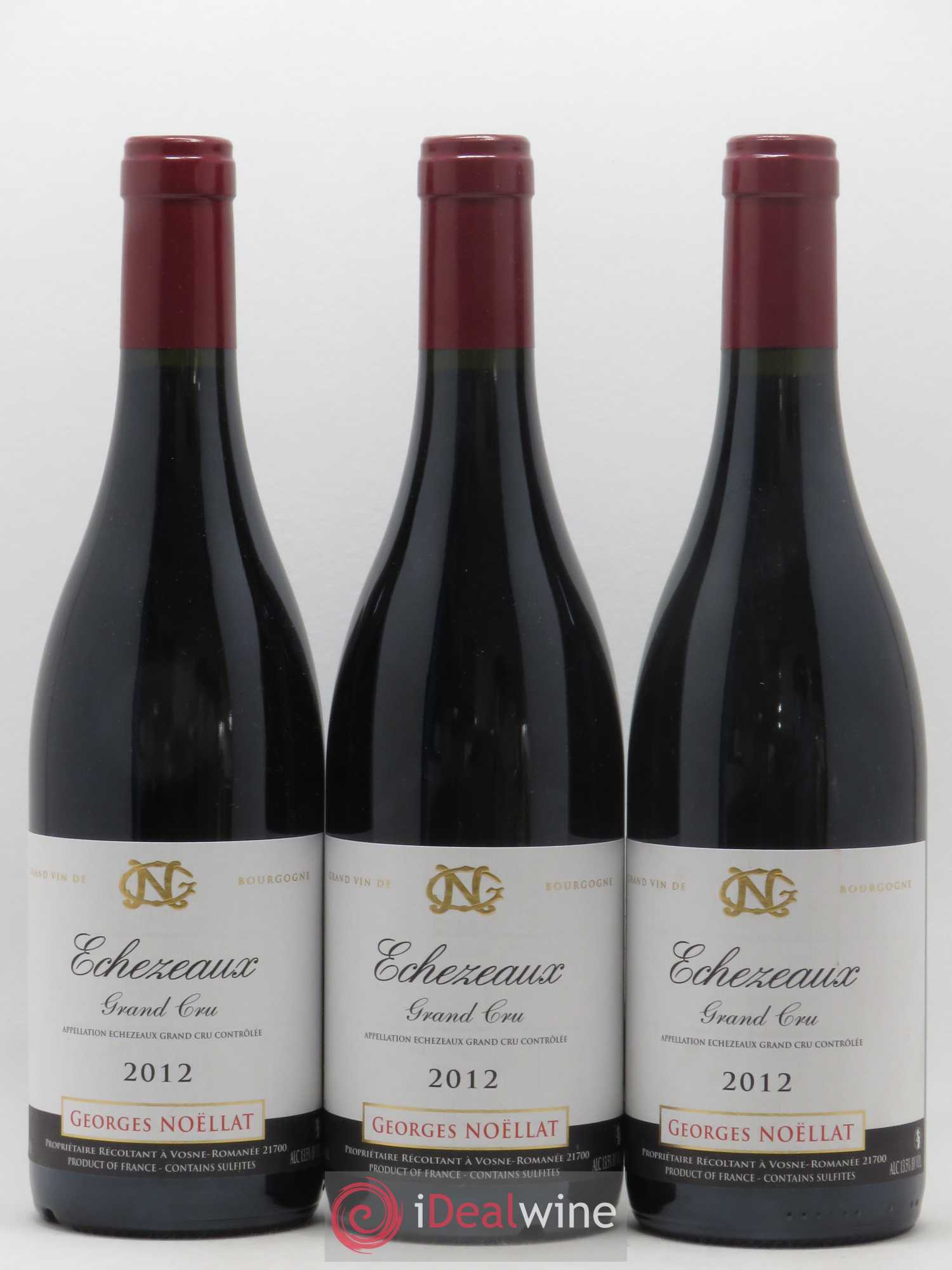 Echezeaux Grand Cru Georges Noëllat (Domaine) 2012 - Lot de 3 bouteilles - 0