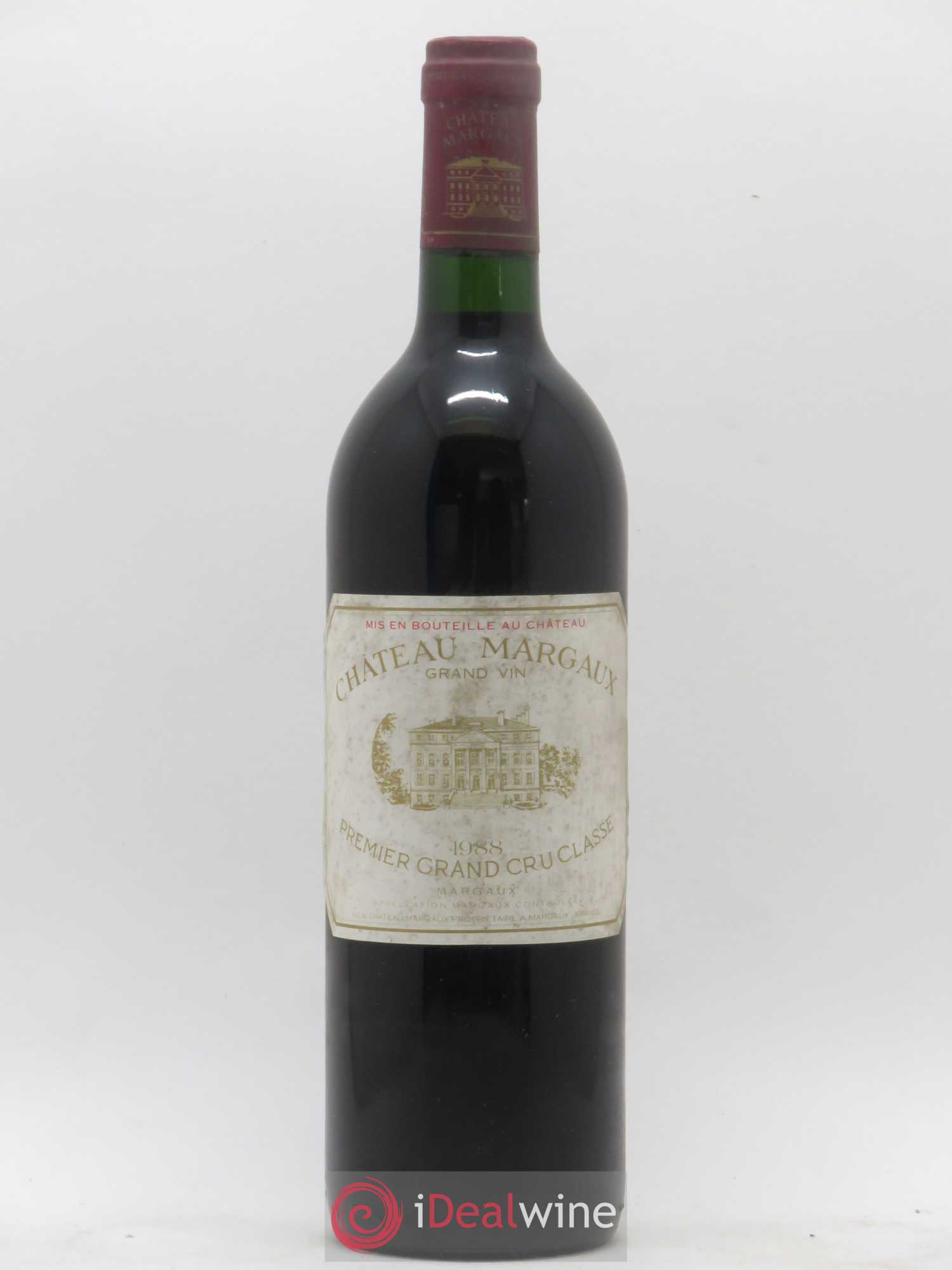 Château Margaux 1er Grand Cru Classé 1988 - Lot de 1 bouteille - 0