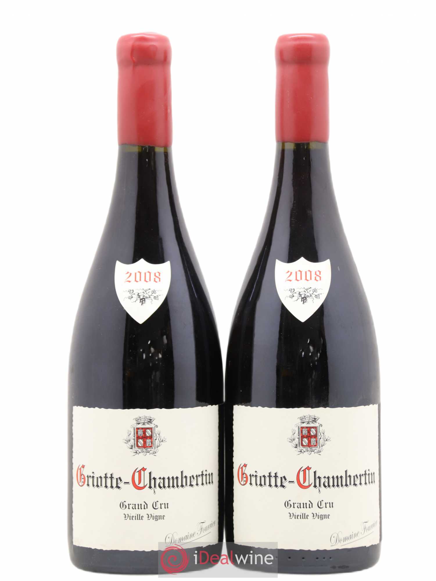 Griotte-Chambertin Grand Cru Vieille Vigne Fourrier (Domaine) 2008 - Lot de 2 bouteilles - 0