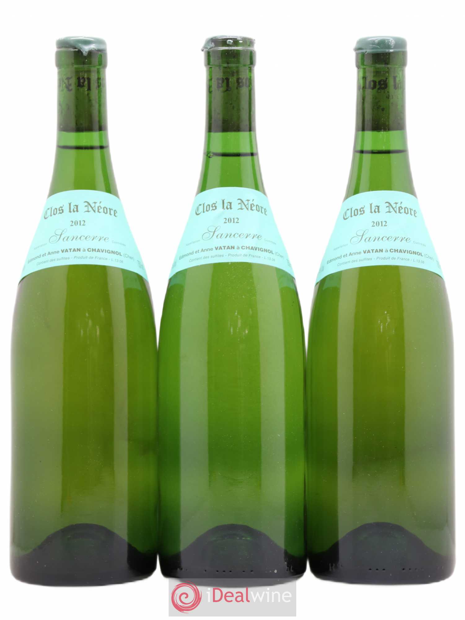 Sancerre Clos la Neore Edmond Vatan 2012 - Lot de 3 bouteilles - 0