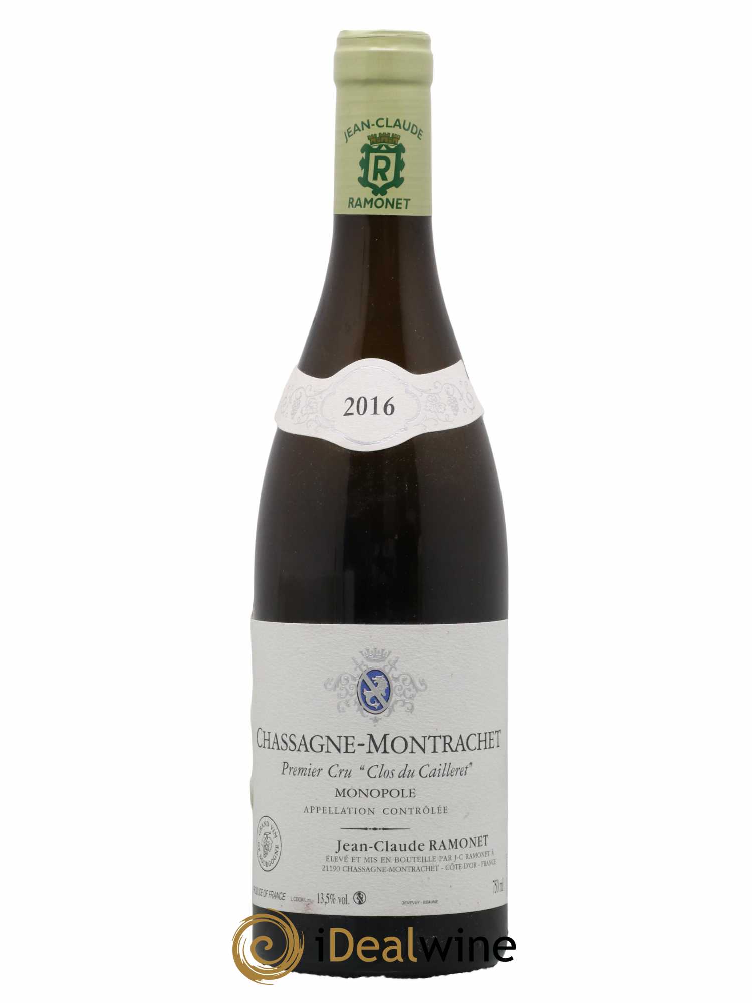 Chassagne-Montrachet 1er Cru Clos du Cailleret Ramonet (Domaine) 2016 - Lot de 1 bouteille - 0