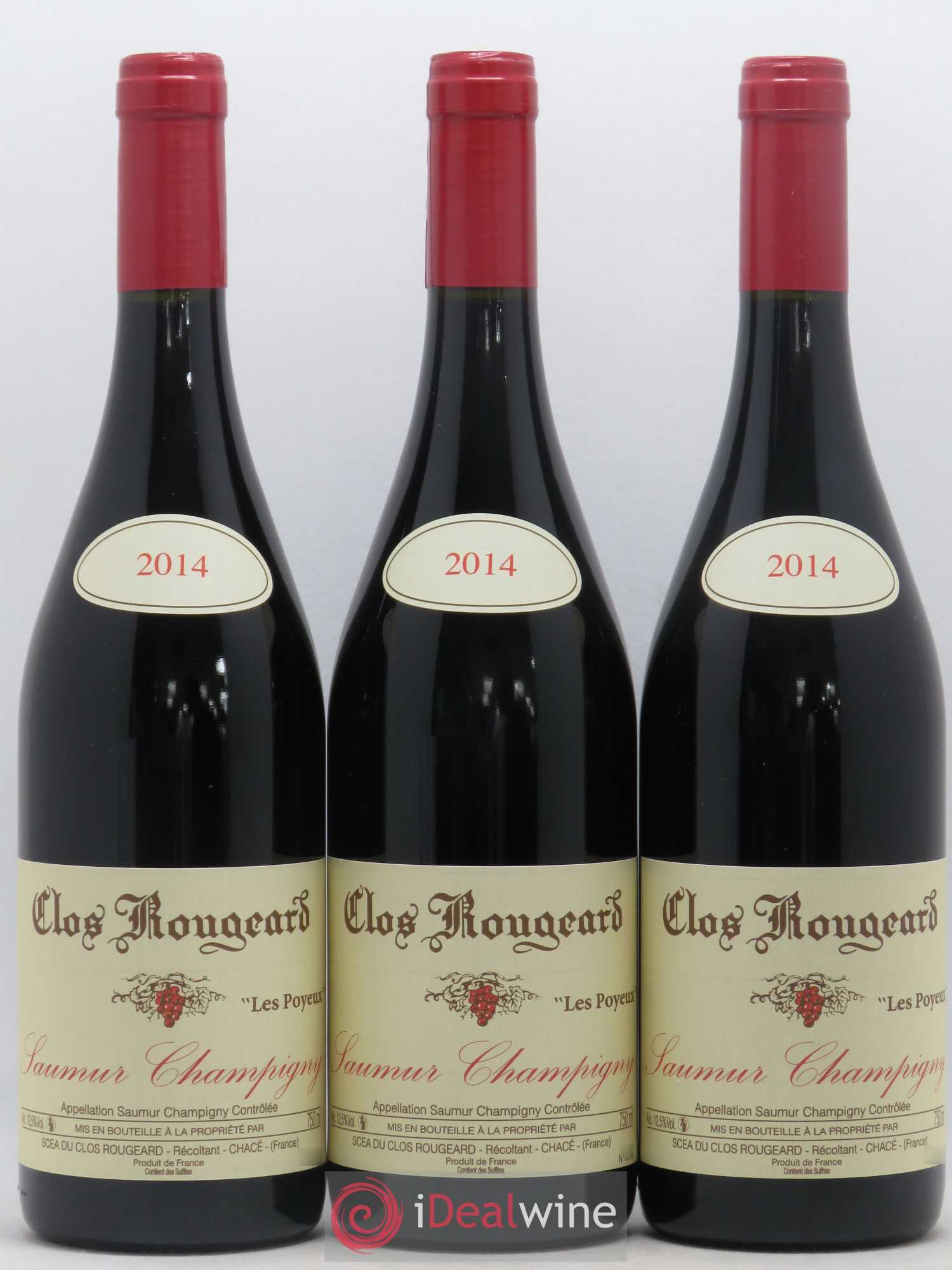 Saumur-Champigny Les Poyeux Clos Rougeard 2014 - Lot de 3 bouteilles - 0