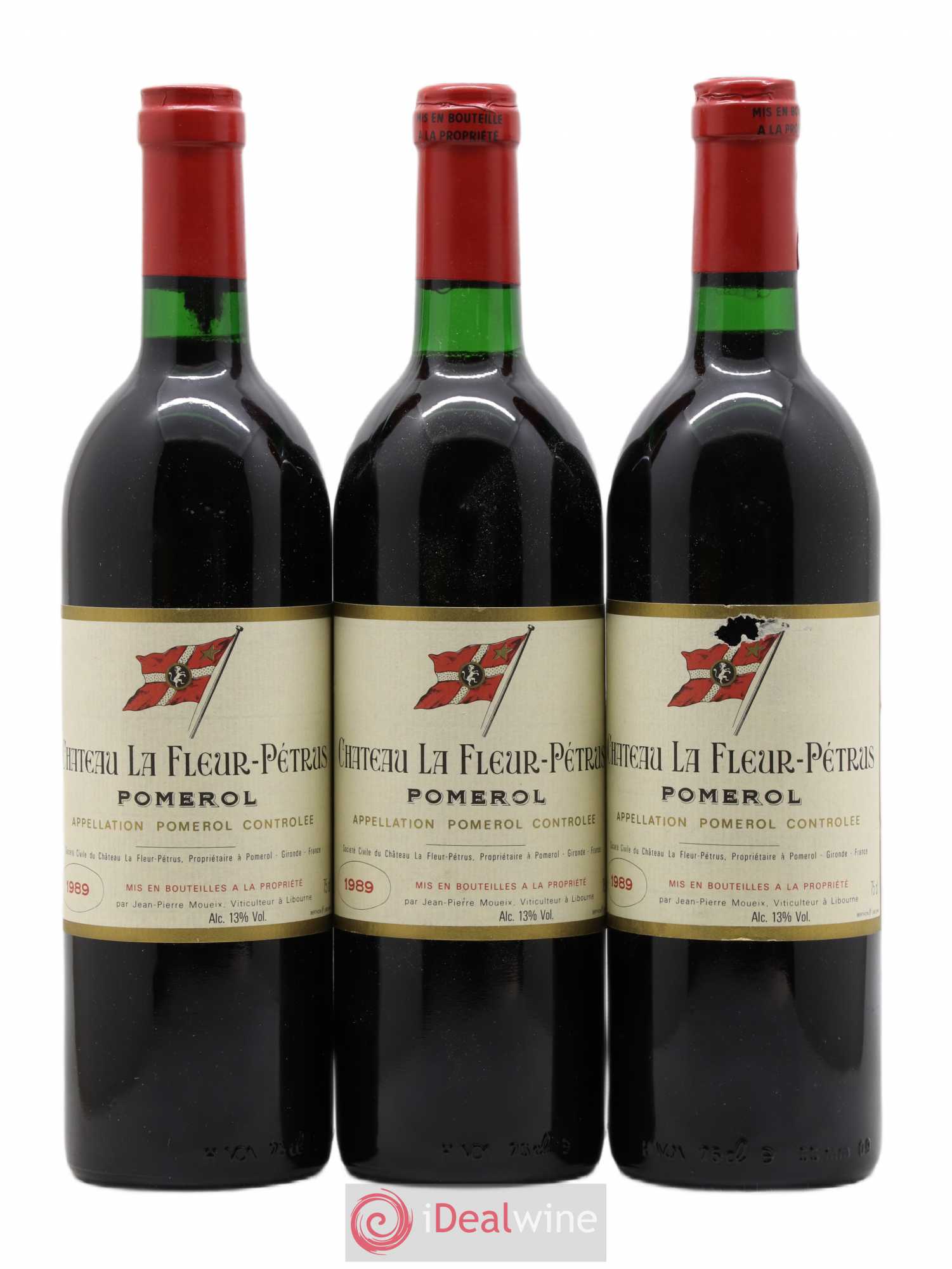 Château la Fleur Petrus 1989 - Lot de 3 bouteilles - 0