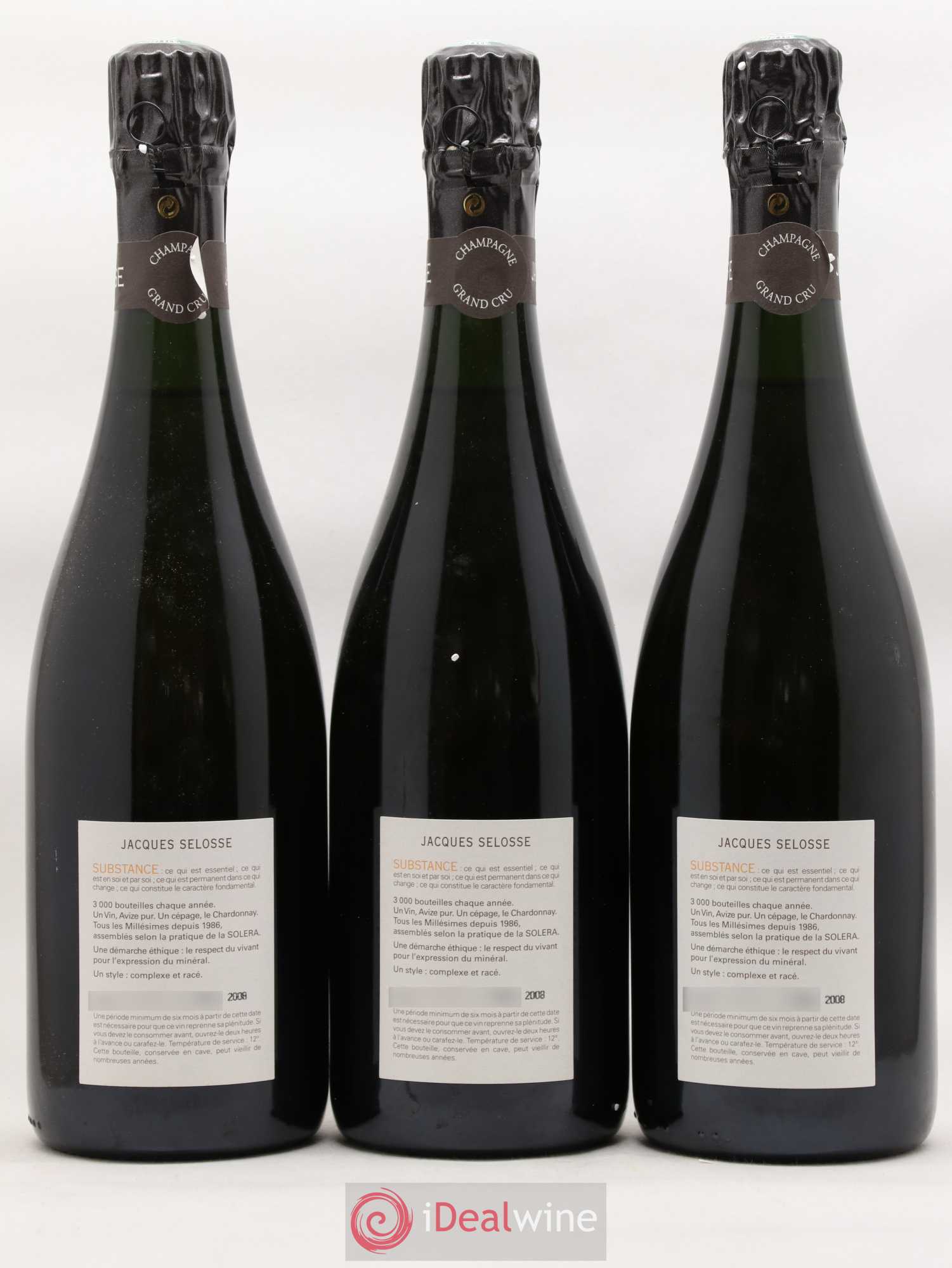 Substance Jacques Selosse - Lot de 3 bouteilles - 1