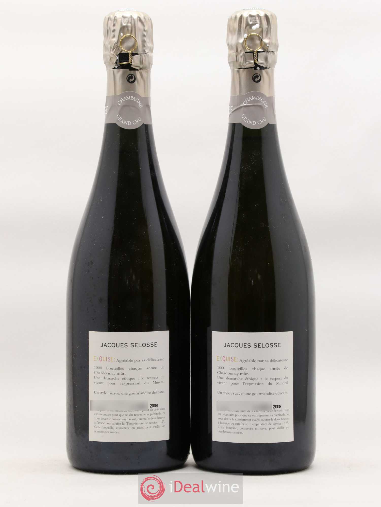 Exquise NV Jacques Selosse - Lot de 2 bouteilles - 1