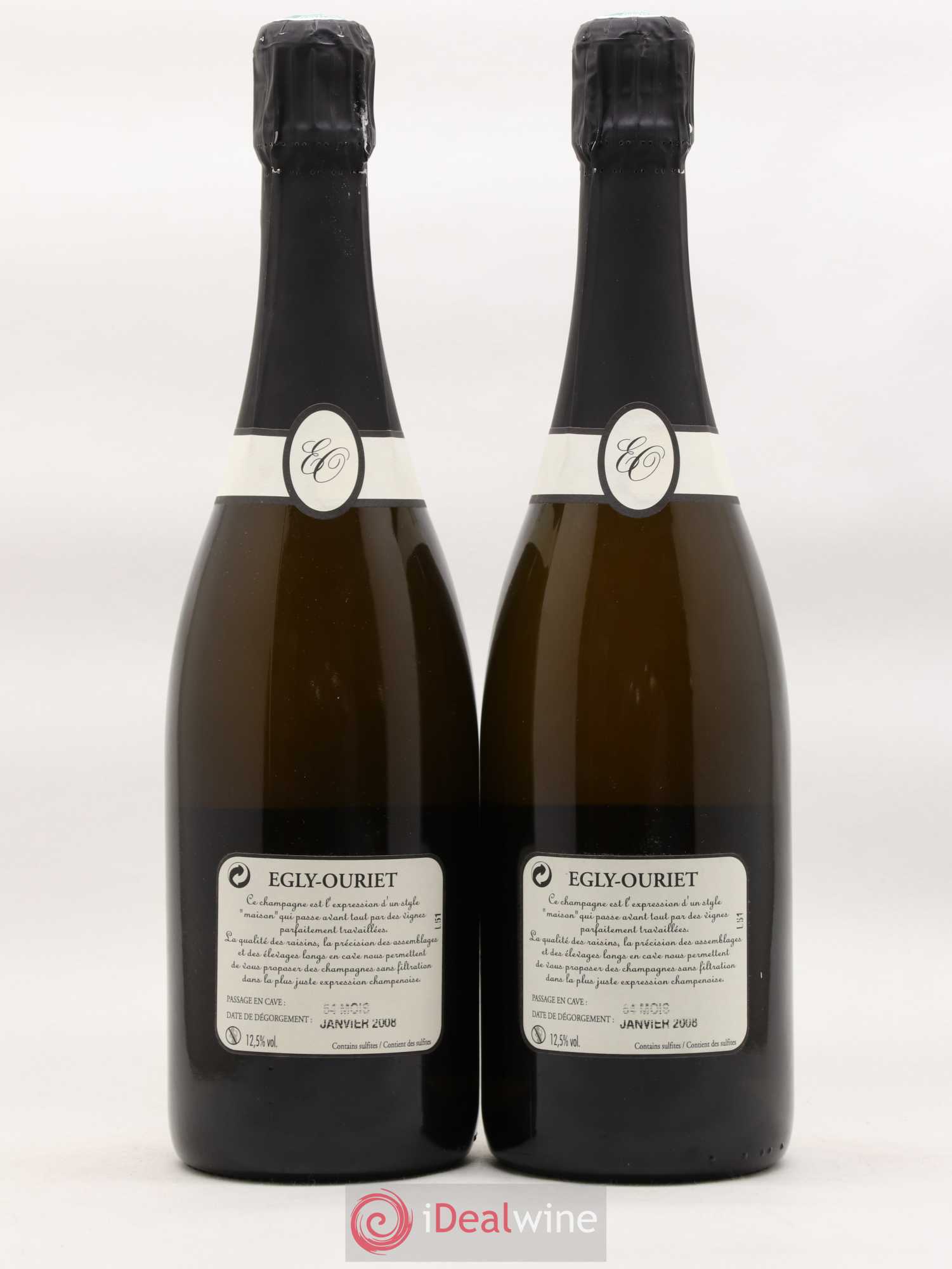 Blanc de Noirs Les Crayères Vieilles vignes Egly-Ouriet - Lot de 2 bouteilles - 1