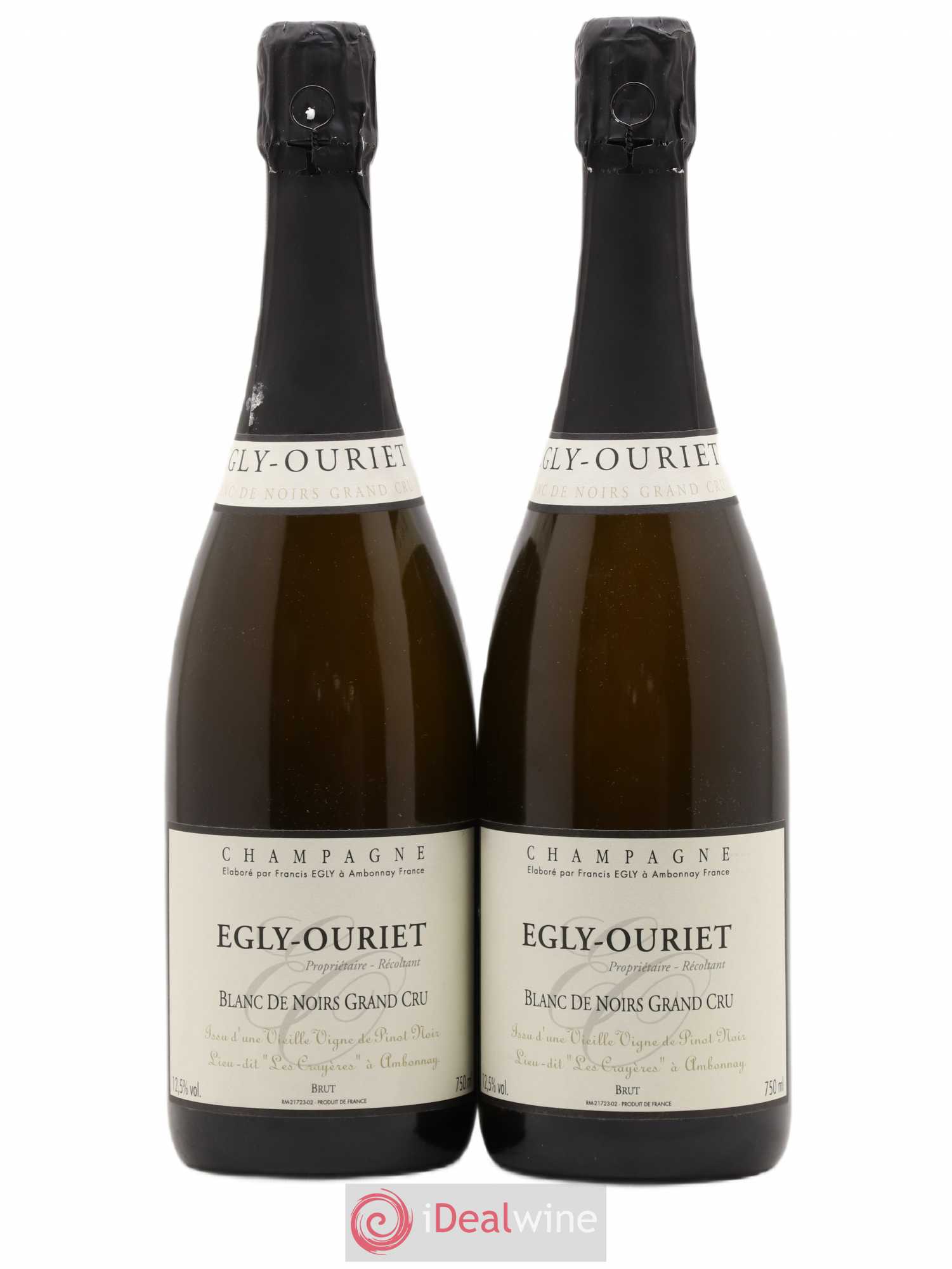 Blanc de Noirs Les Crayères Vieilles vignes Egly-Ouriet - Lot de 2 bouteilles - 0