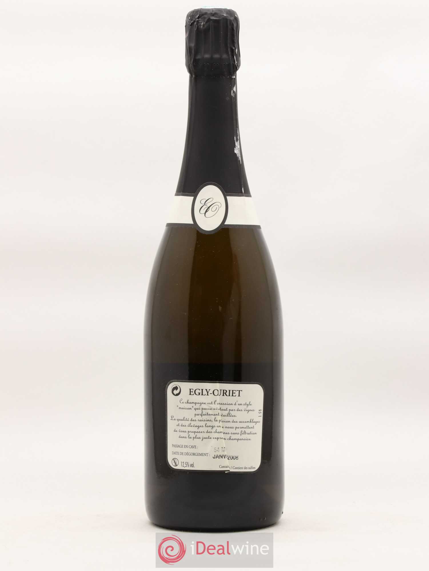Blanc de Noirs Les Crayères Vieilles vignes Egly-Ouriet - Lot de 1 bouteille - 1