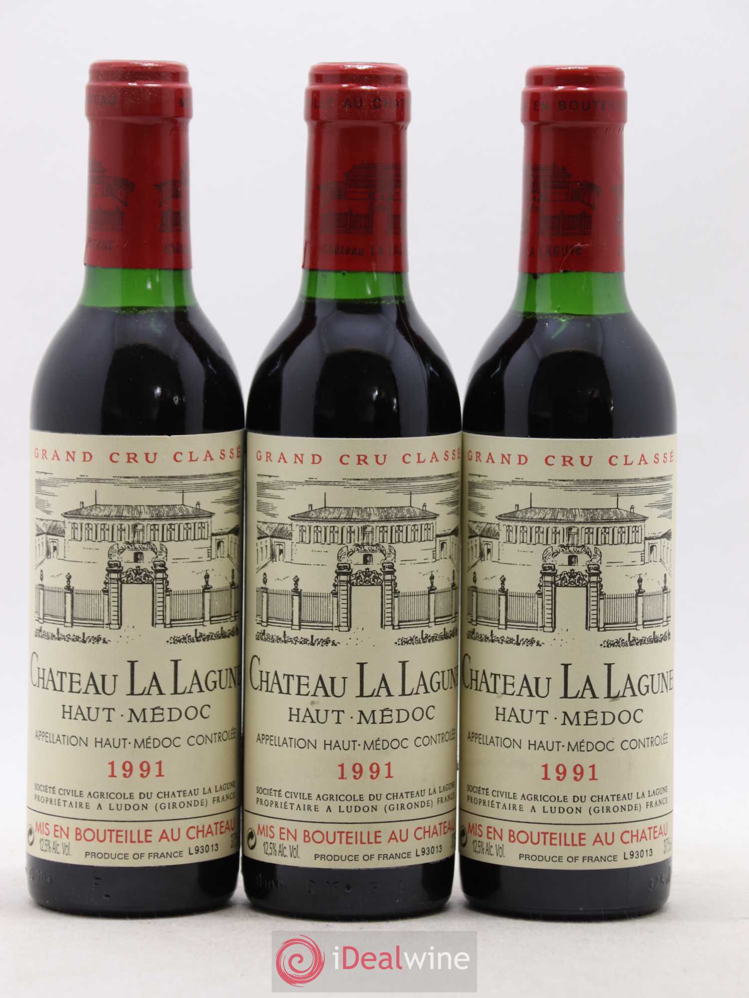 Château la Lagune 3ème Grand Cru Classé (sans prix de réserve) 1991 - Lot de 6 demi bouteilles - 2
