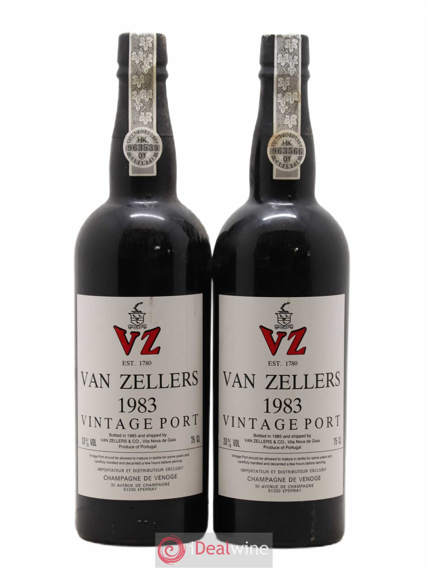 Porto Van Zellers 1983 - Posten von 2 Flaschen - 0