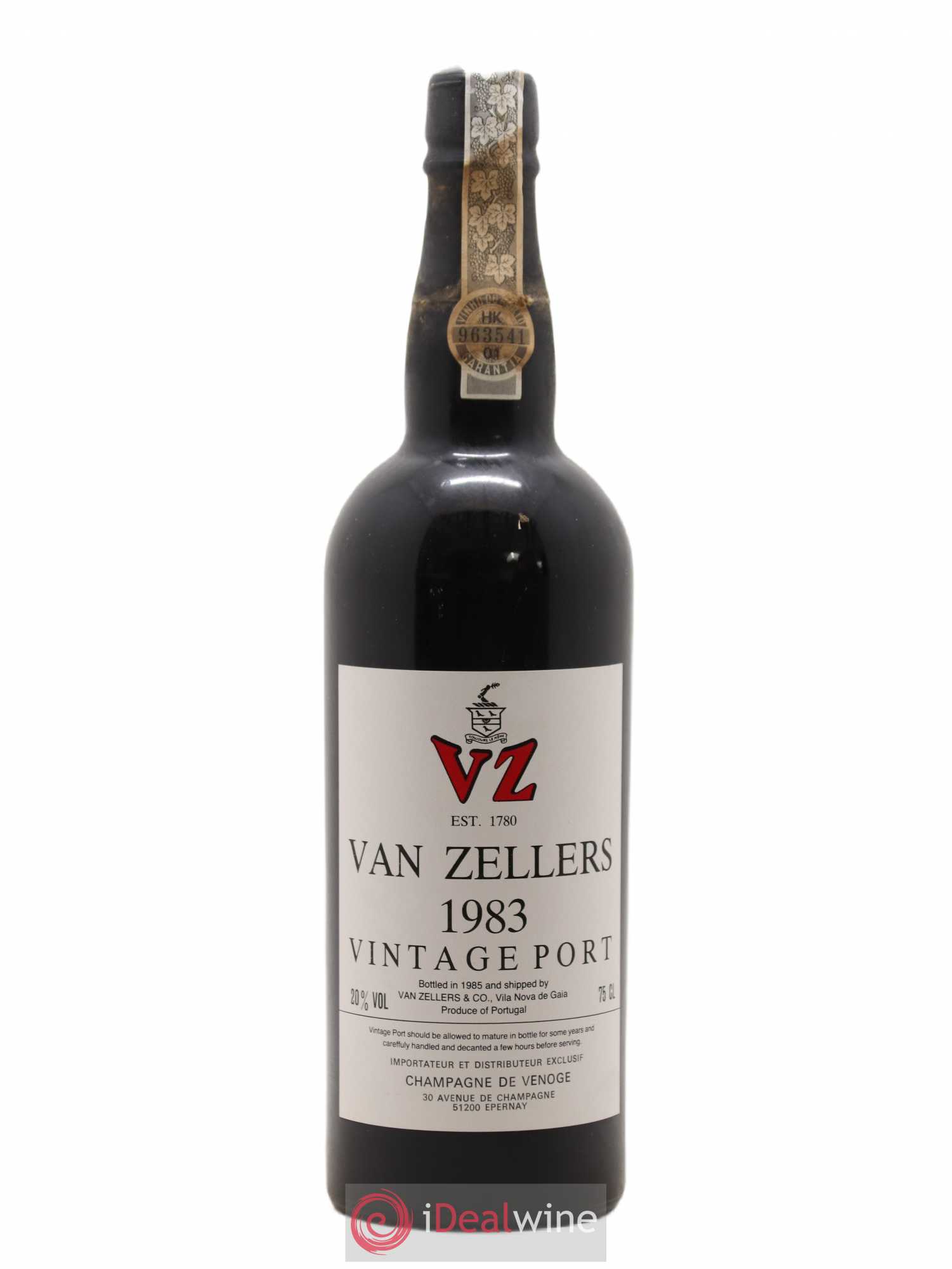 Porto Van Zellers 1983 - Posten von 1 Flasche - 0