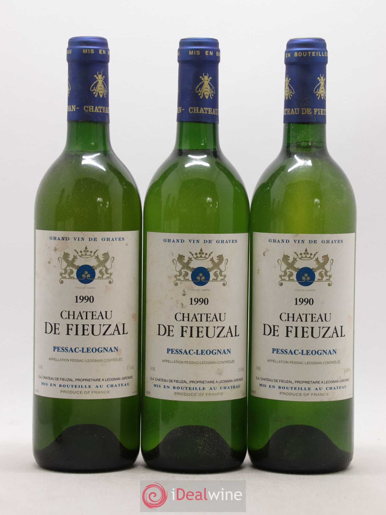 Château de Fieuzal 1990 - Lot de 6 bouteilles - 1